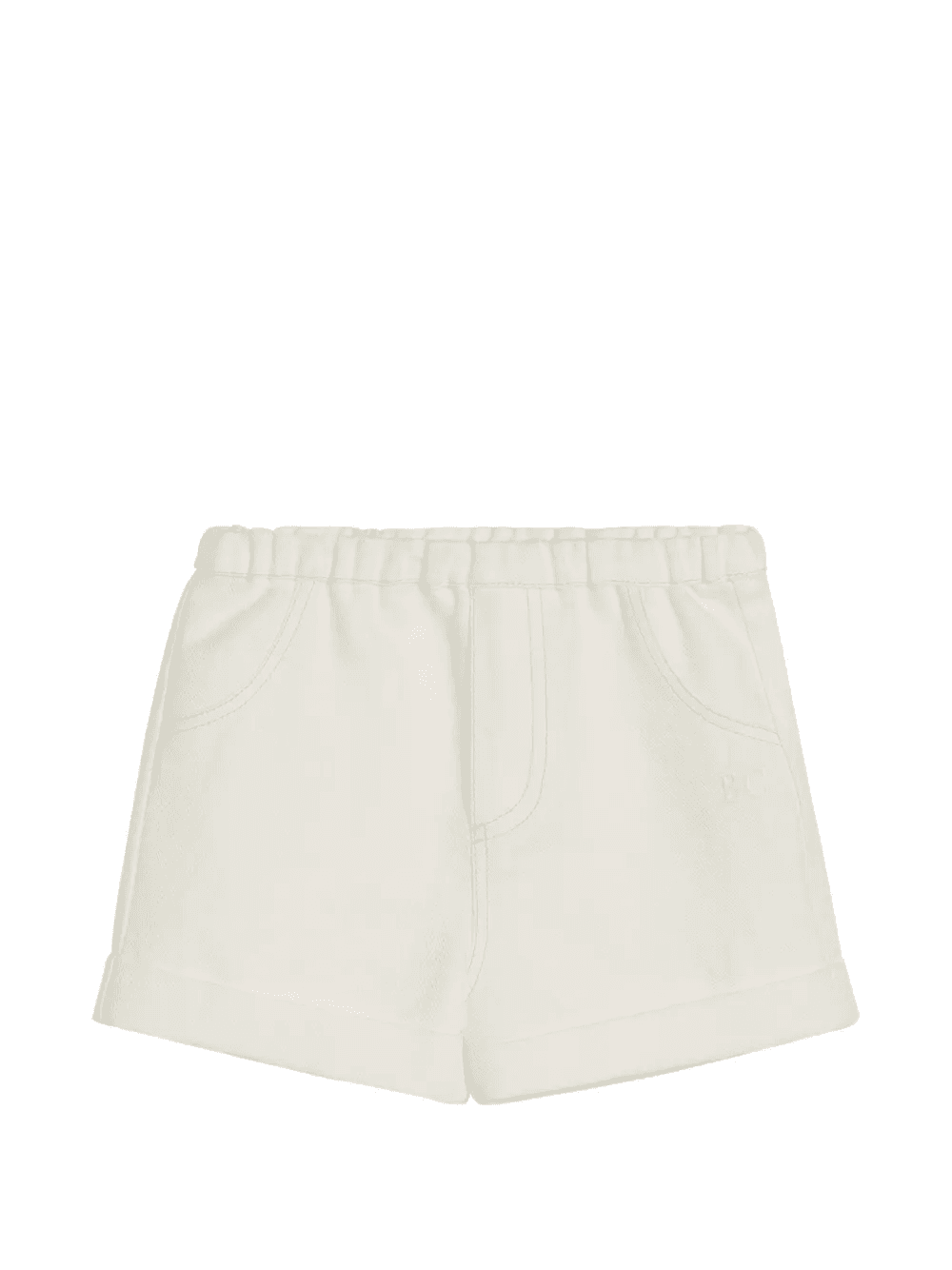 garment-dyed Baby Bernie shorts in cotton and linen cover - Image 1