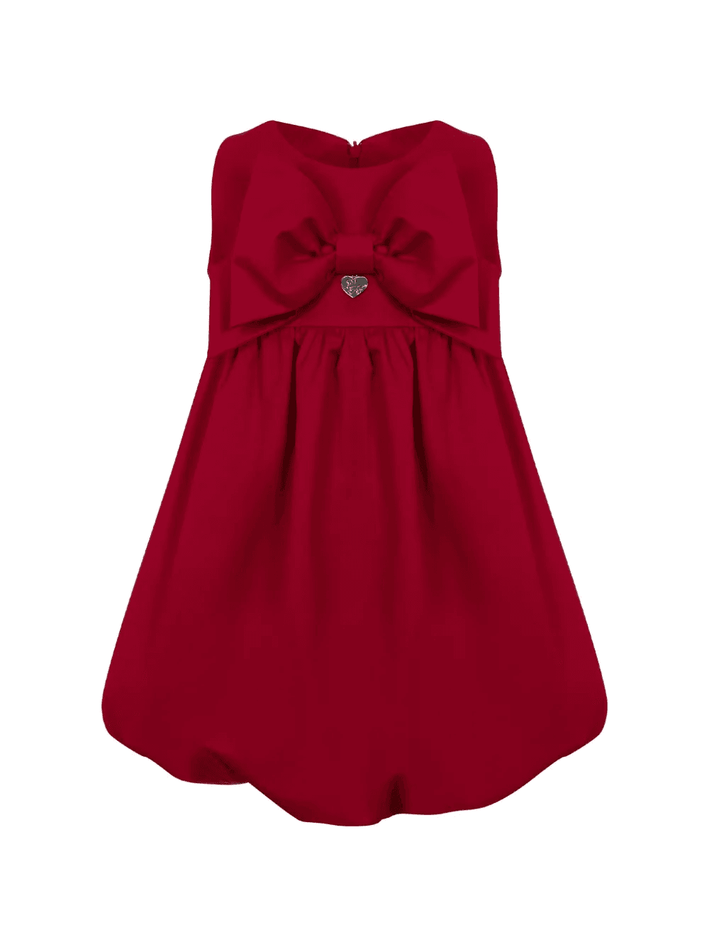 bow heart-appliqué dress - Image 1
