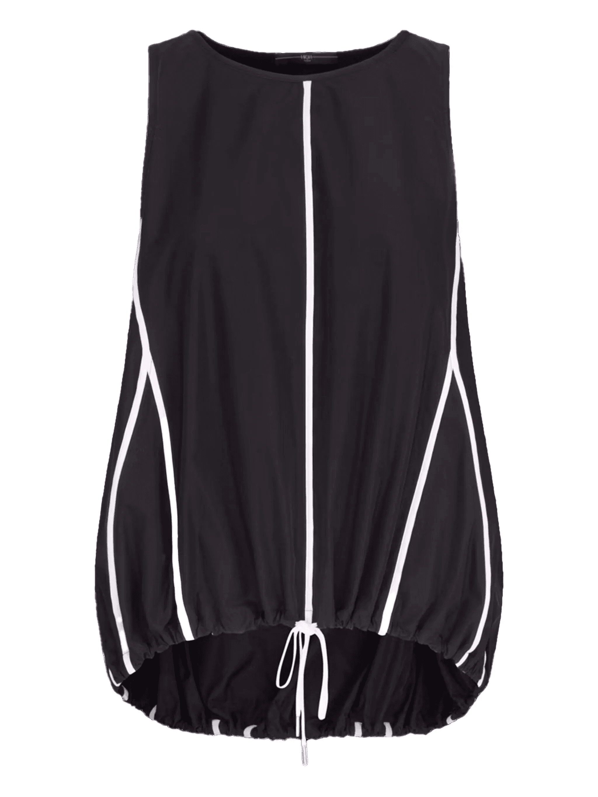 drawstring panelled top - Image 1