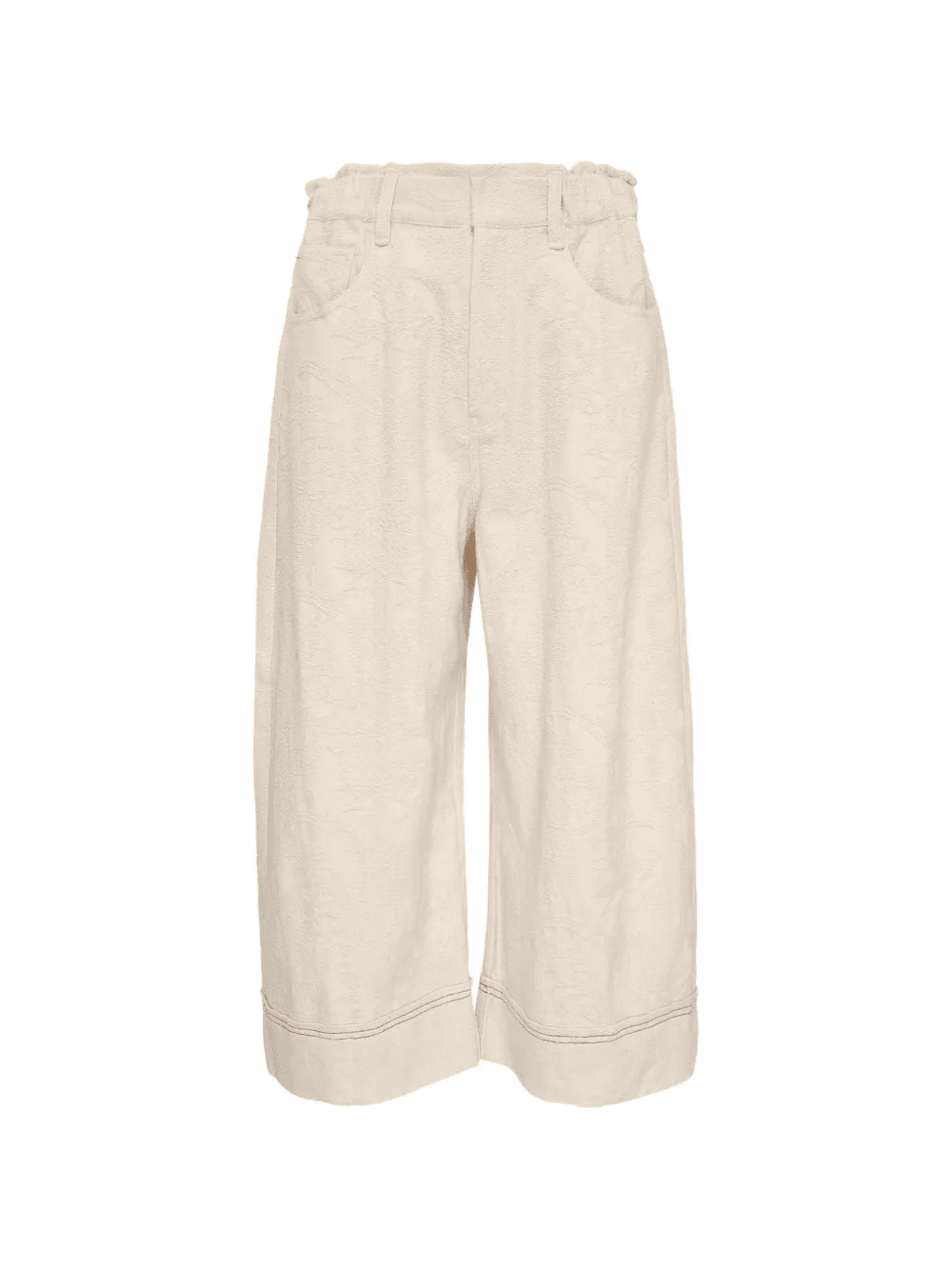 jacquard wide-leg trousers - Image 1