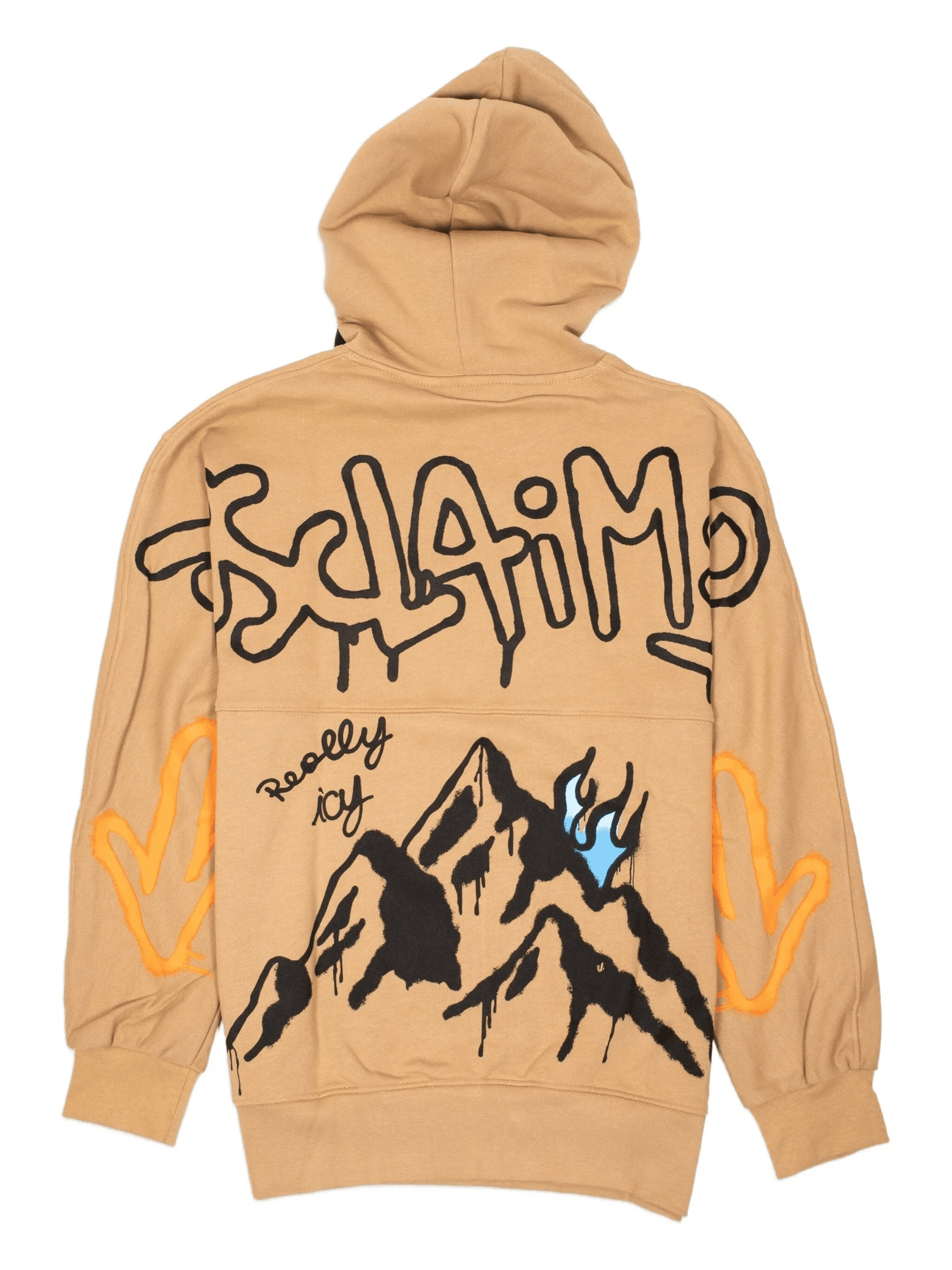 mountain-print hoodie - Image 1