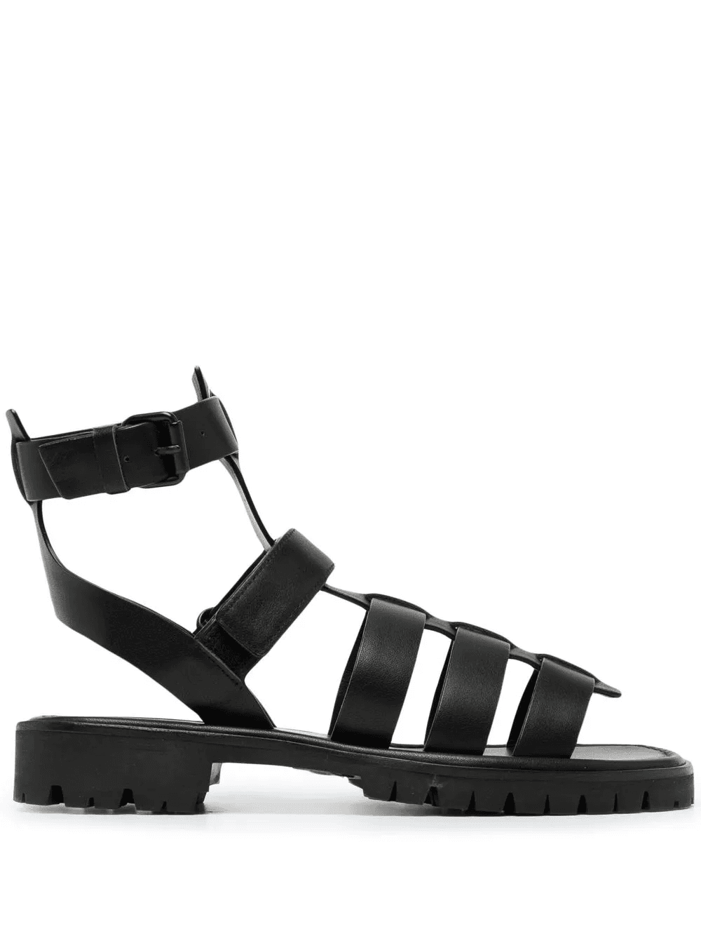 caged leather sandals - Image 1