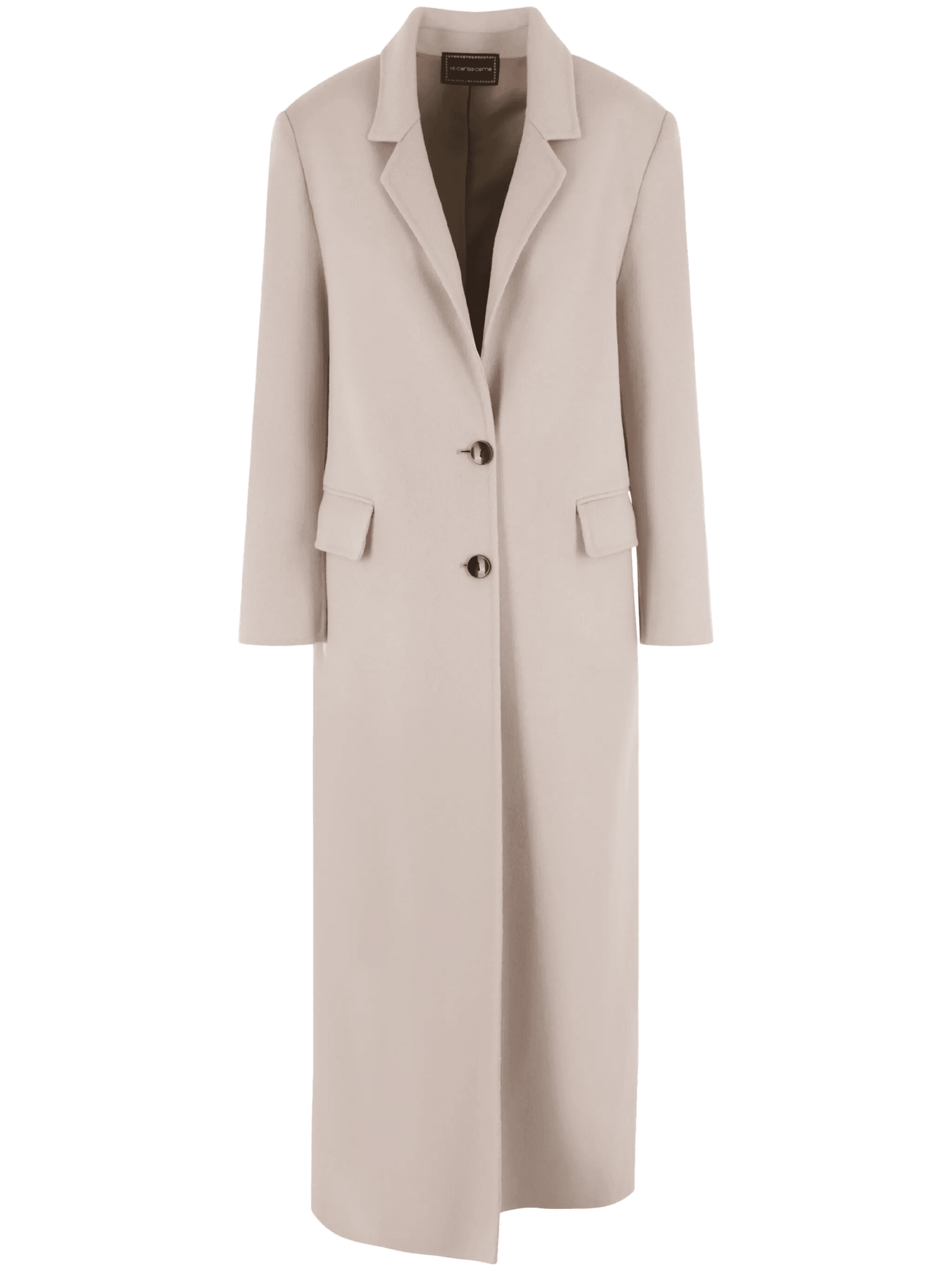 Buttoned-up overcoat