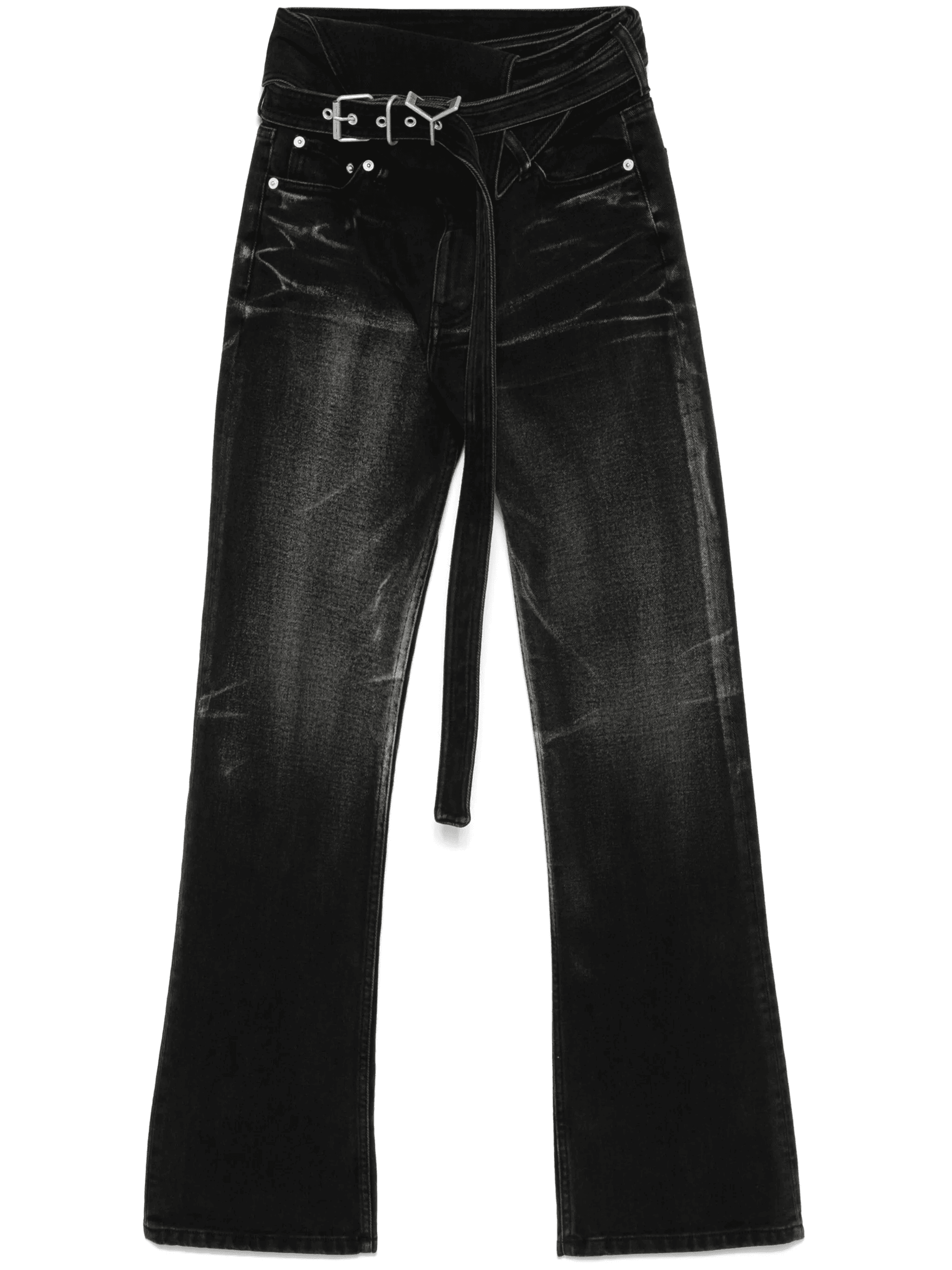 wrap belt jeans - Image 1
