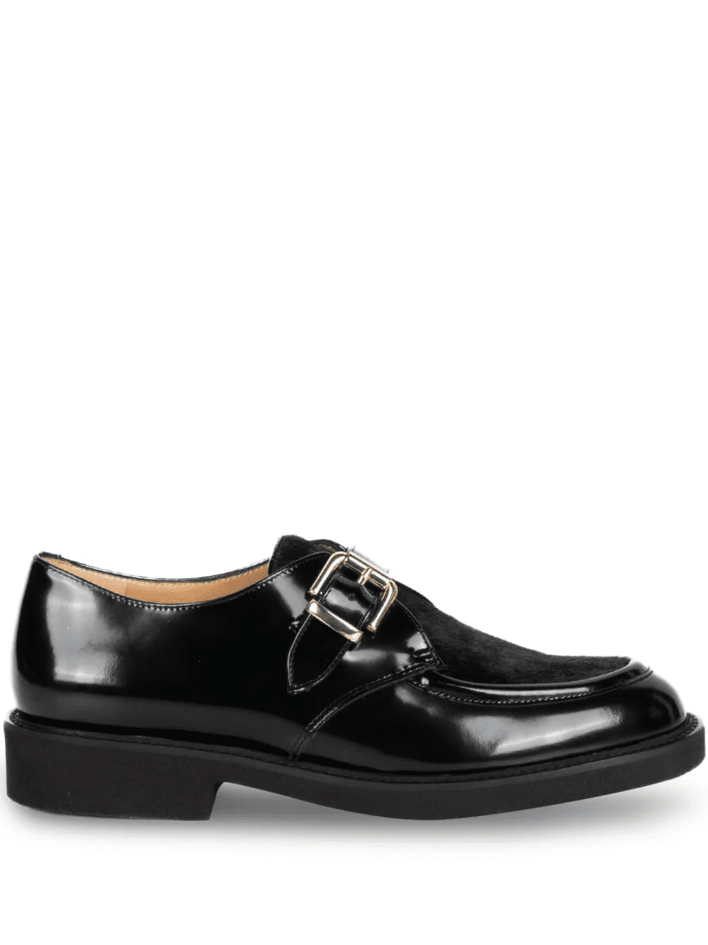 buckled leather boots - Image 1