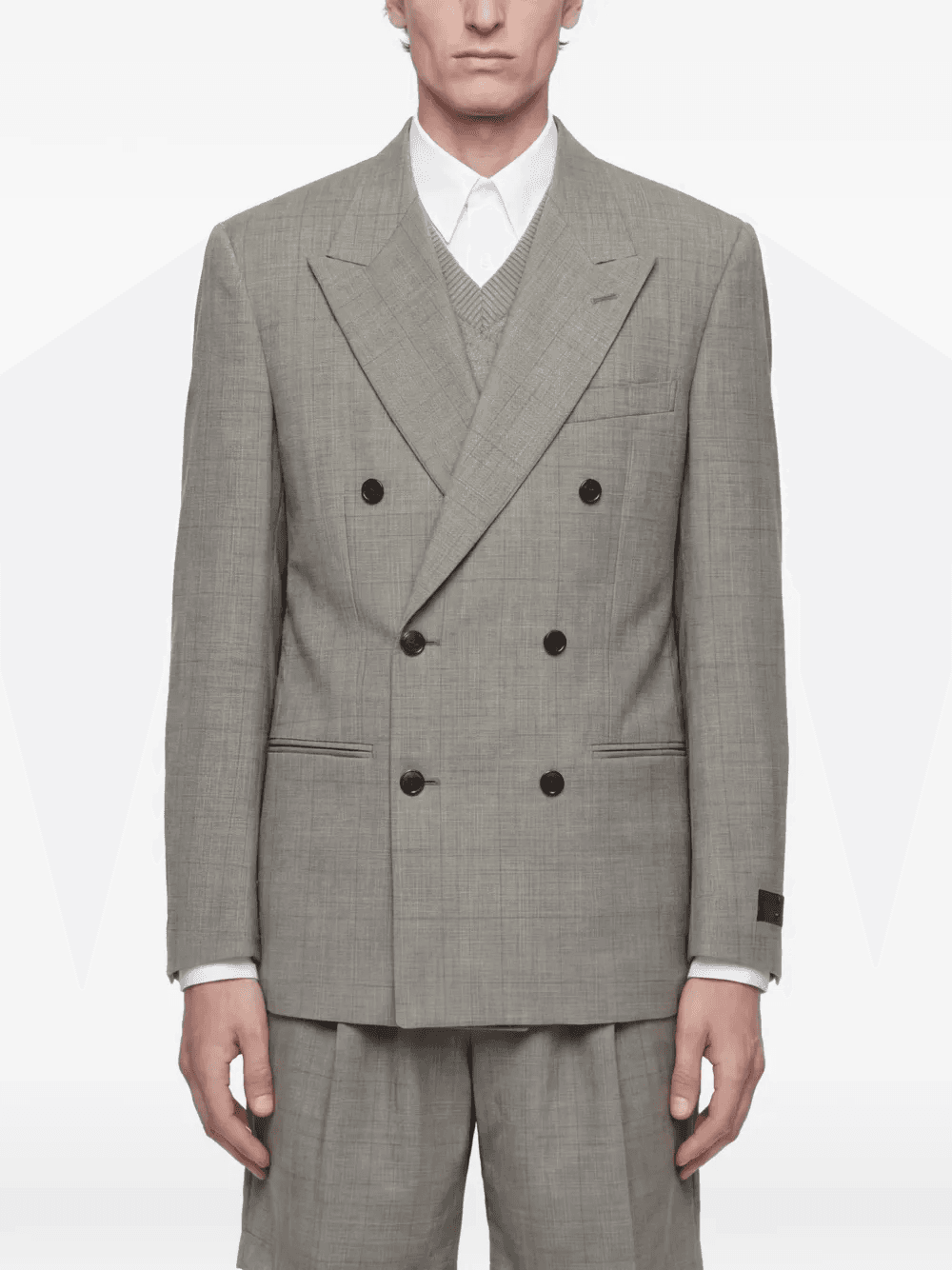 double-breasted blazer - Image 1