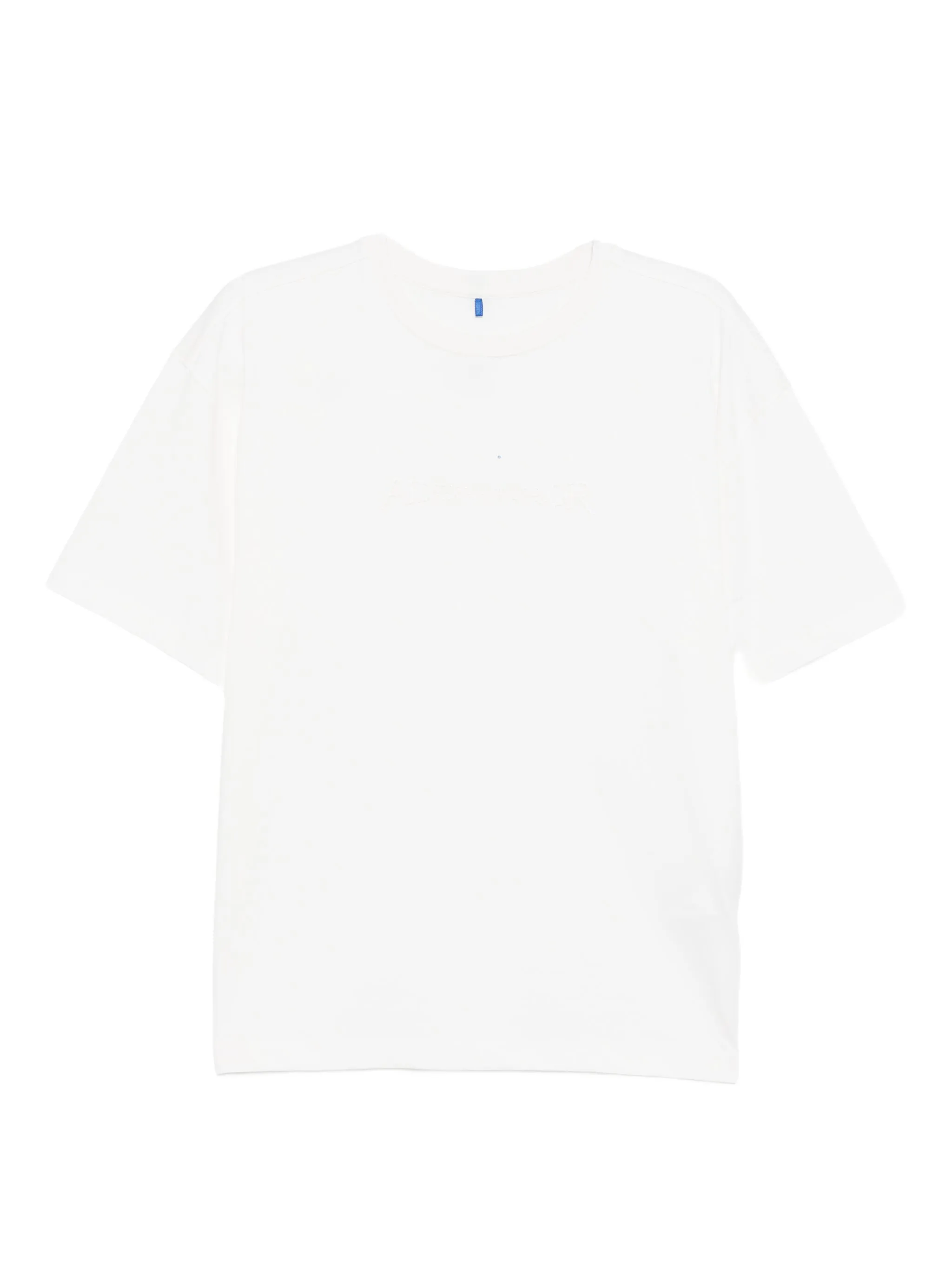 slogan-embroidered T-shirt - Image 1