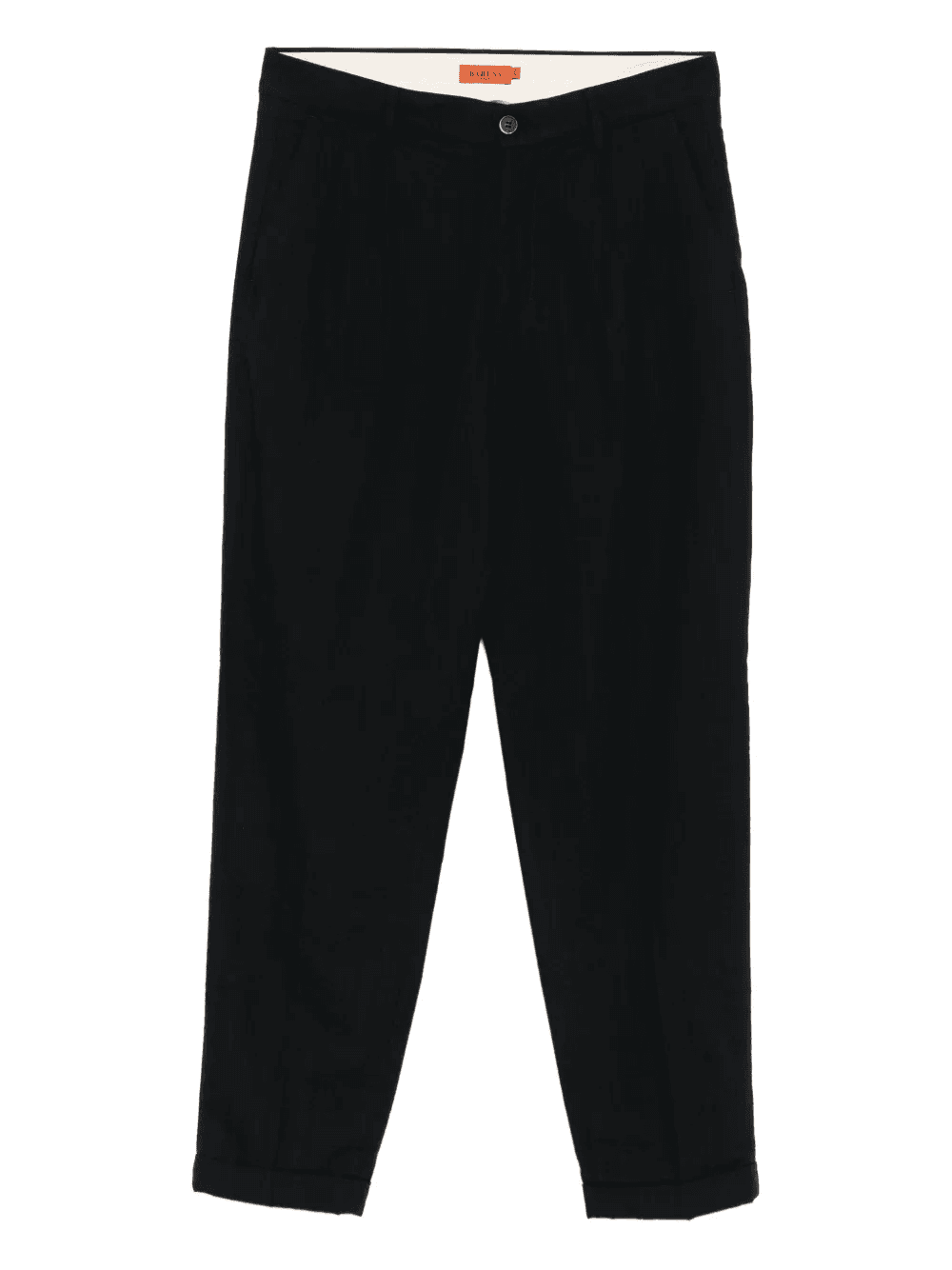 pleated cuffed-hem trousers - Image 1