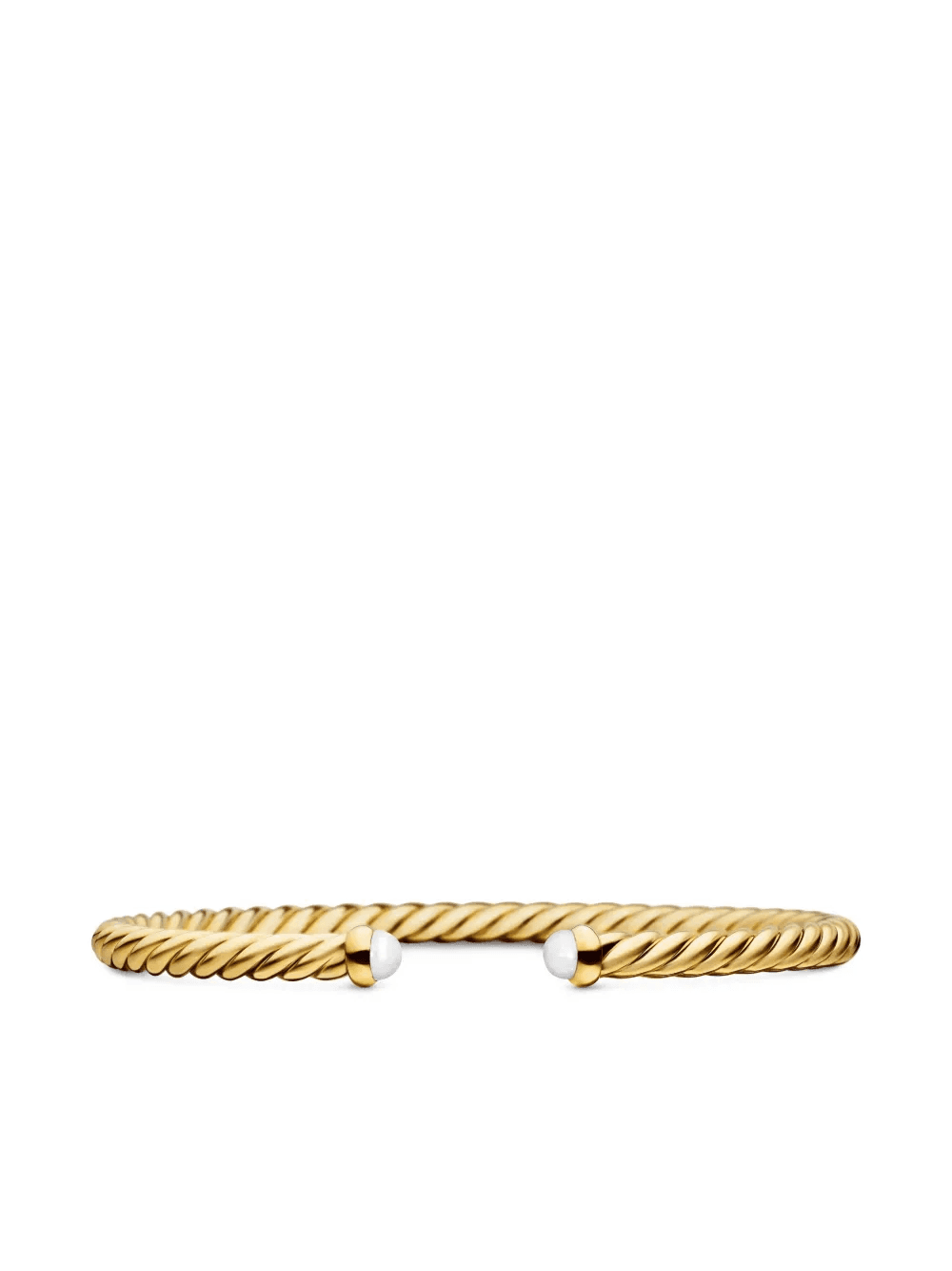 18kt yellow gold Modern Cablespira bracelet (4mm) - Image 1