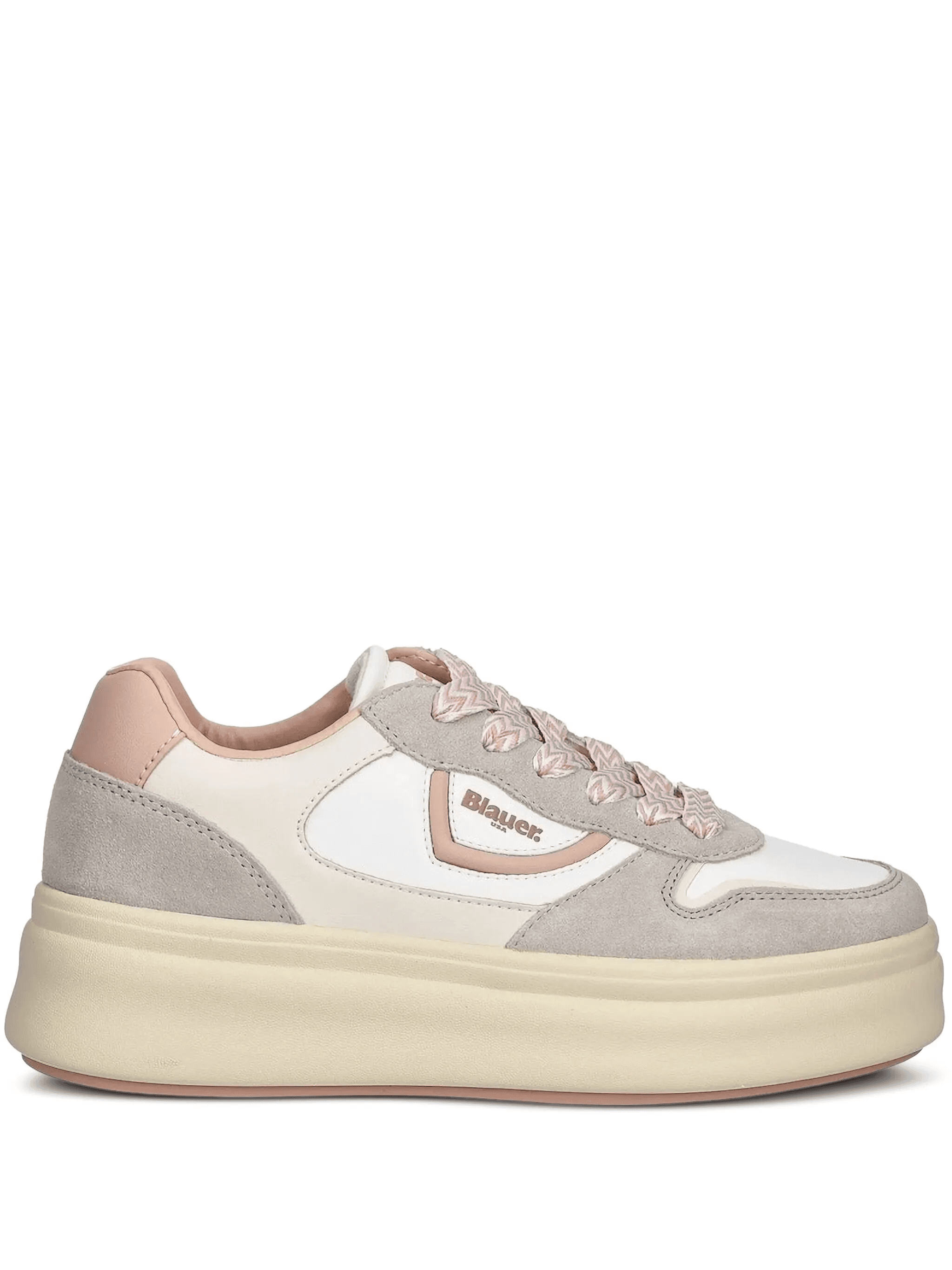 platform leather sneakers - Image 1
