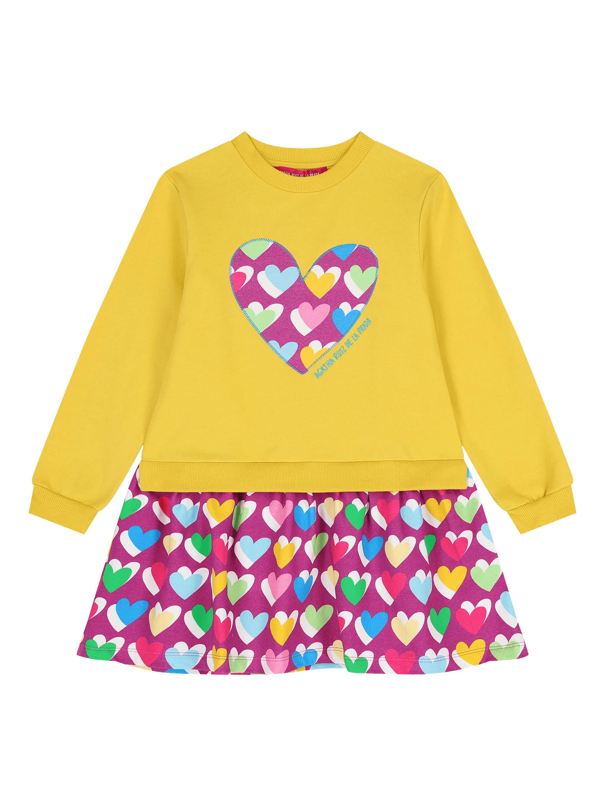 heart-pattern dress - Image 1