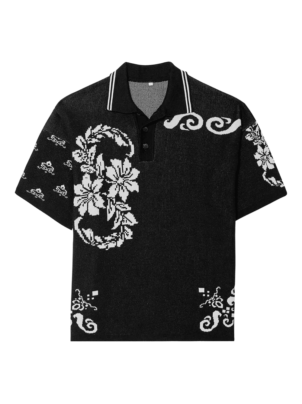 Cobana floral-pattern polo shirt - Image 1