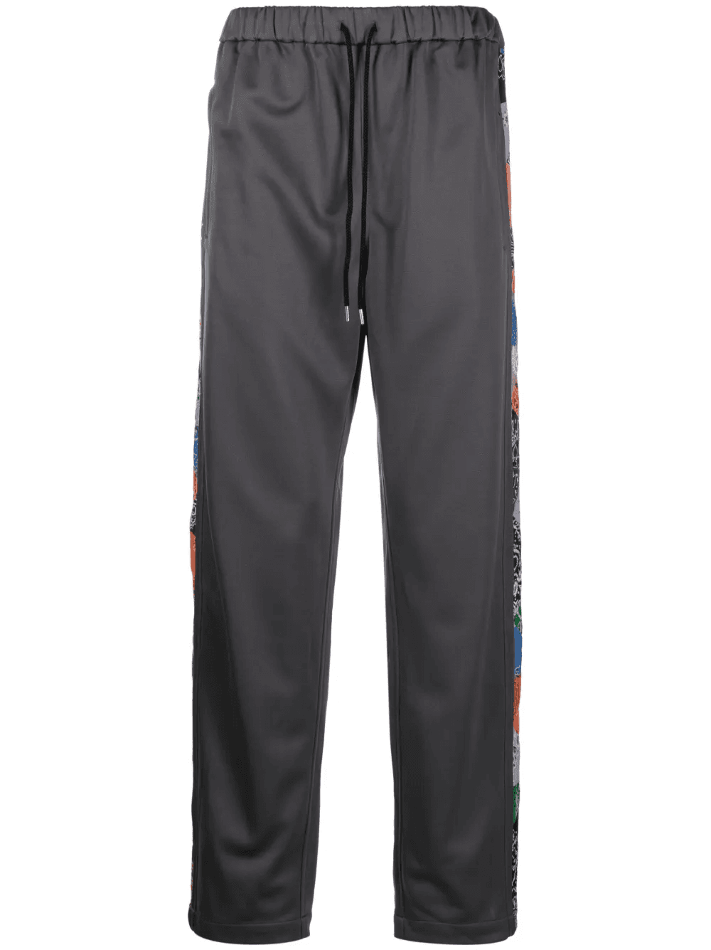 bandana-panel track pants - Image 1