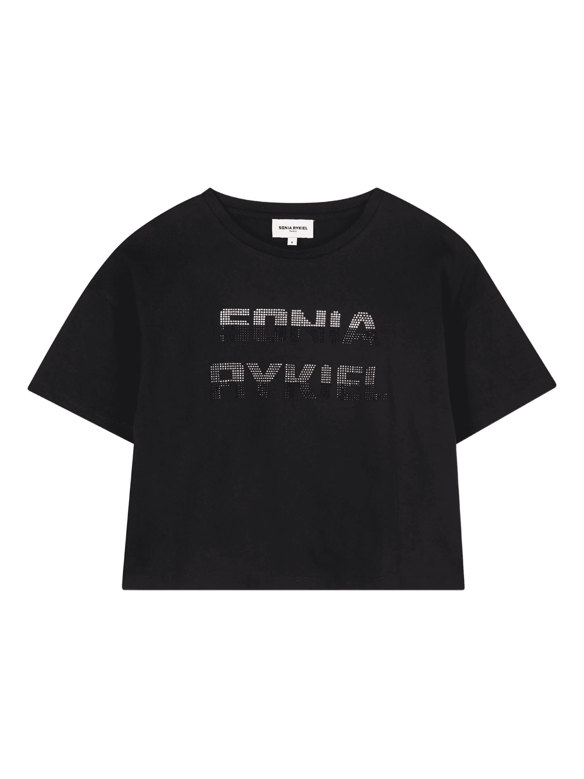 rhinestone-embellished graphic T-shirt - Image 1