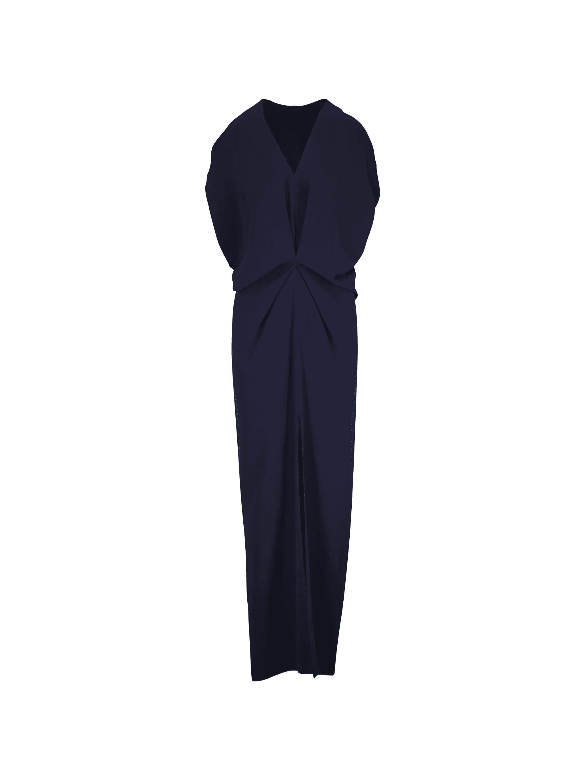 Miu V-neck front-slit maxi dress - Image 1