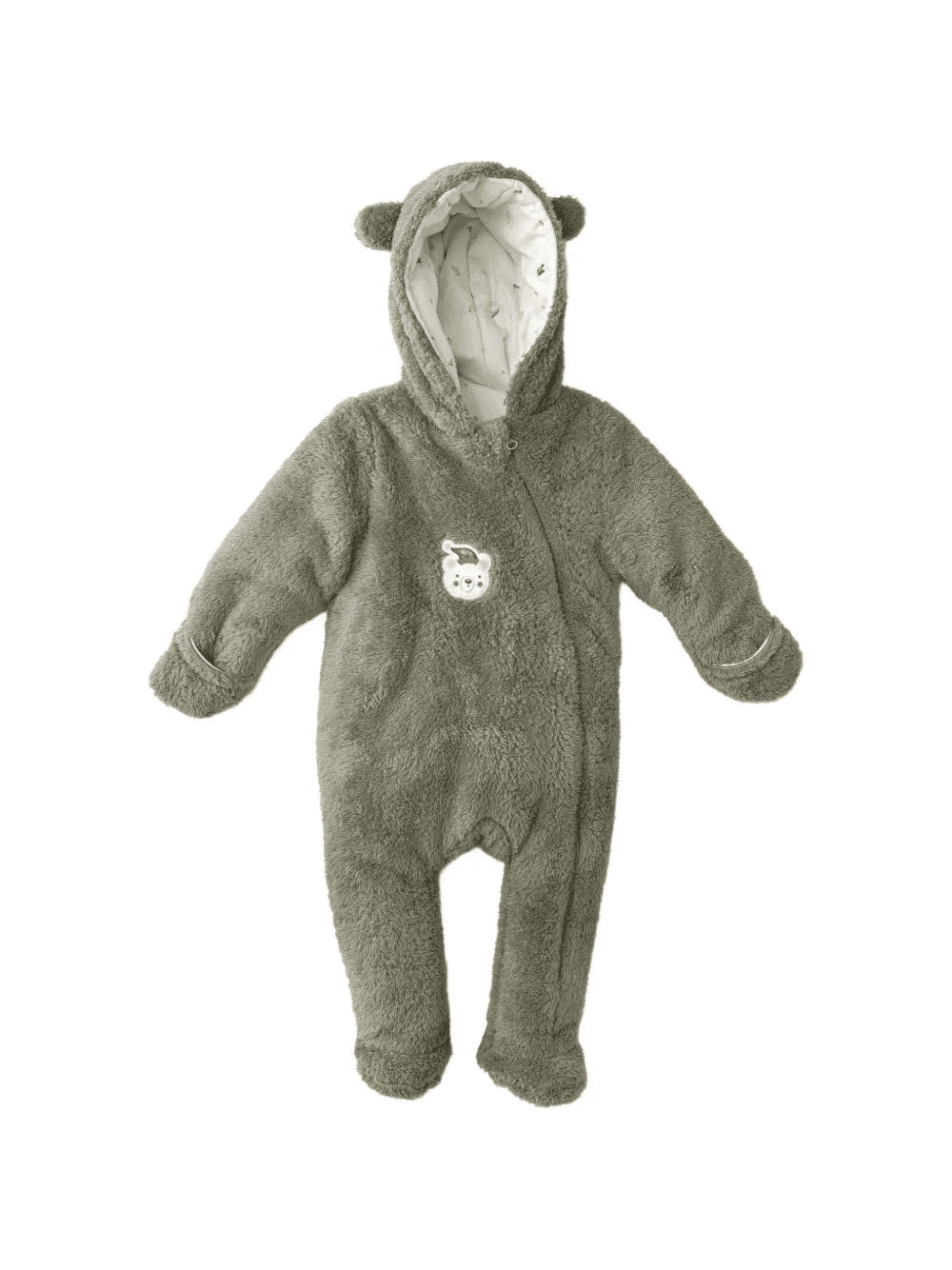 bear-ear fleece pajamas - Image 1