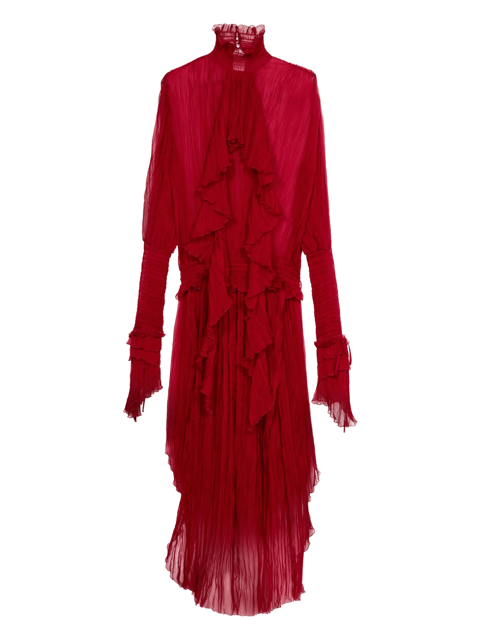ruffled maxi dress - Image 1