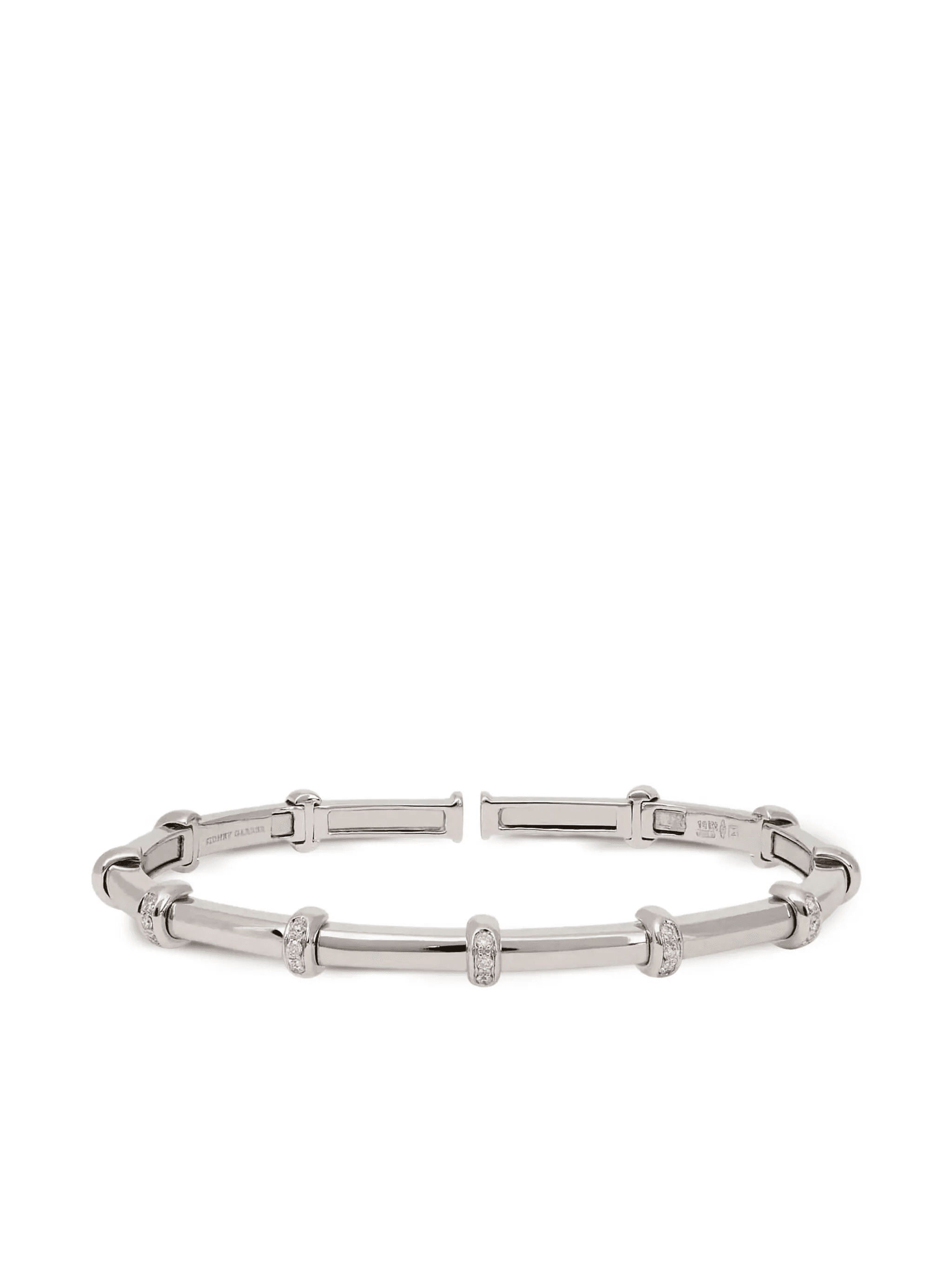 18K white gold Carly diamond bracelet - Image 1