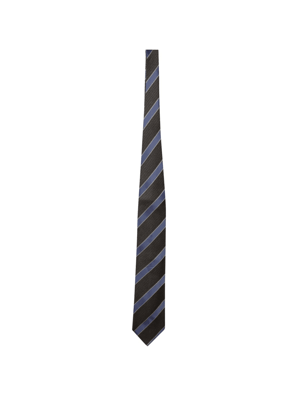 stripe-pattern silk tie - Image 1