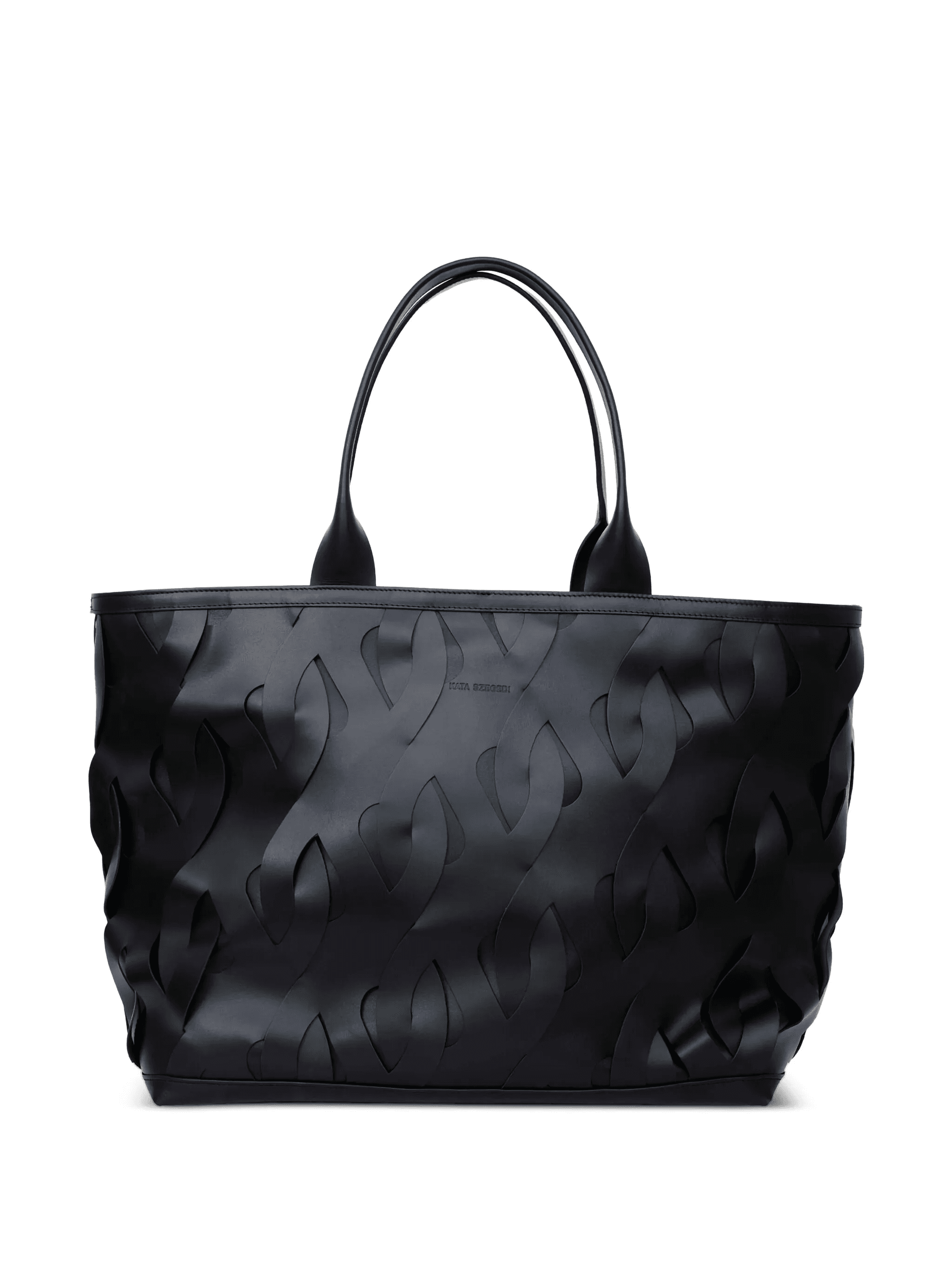 Roads leather tote bag - Image 1