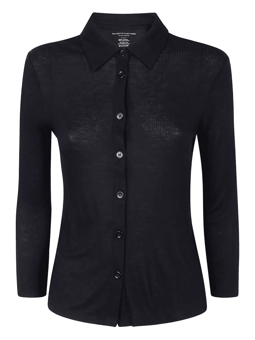 ribbed-knit shirt - Image 1