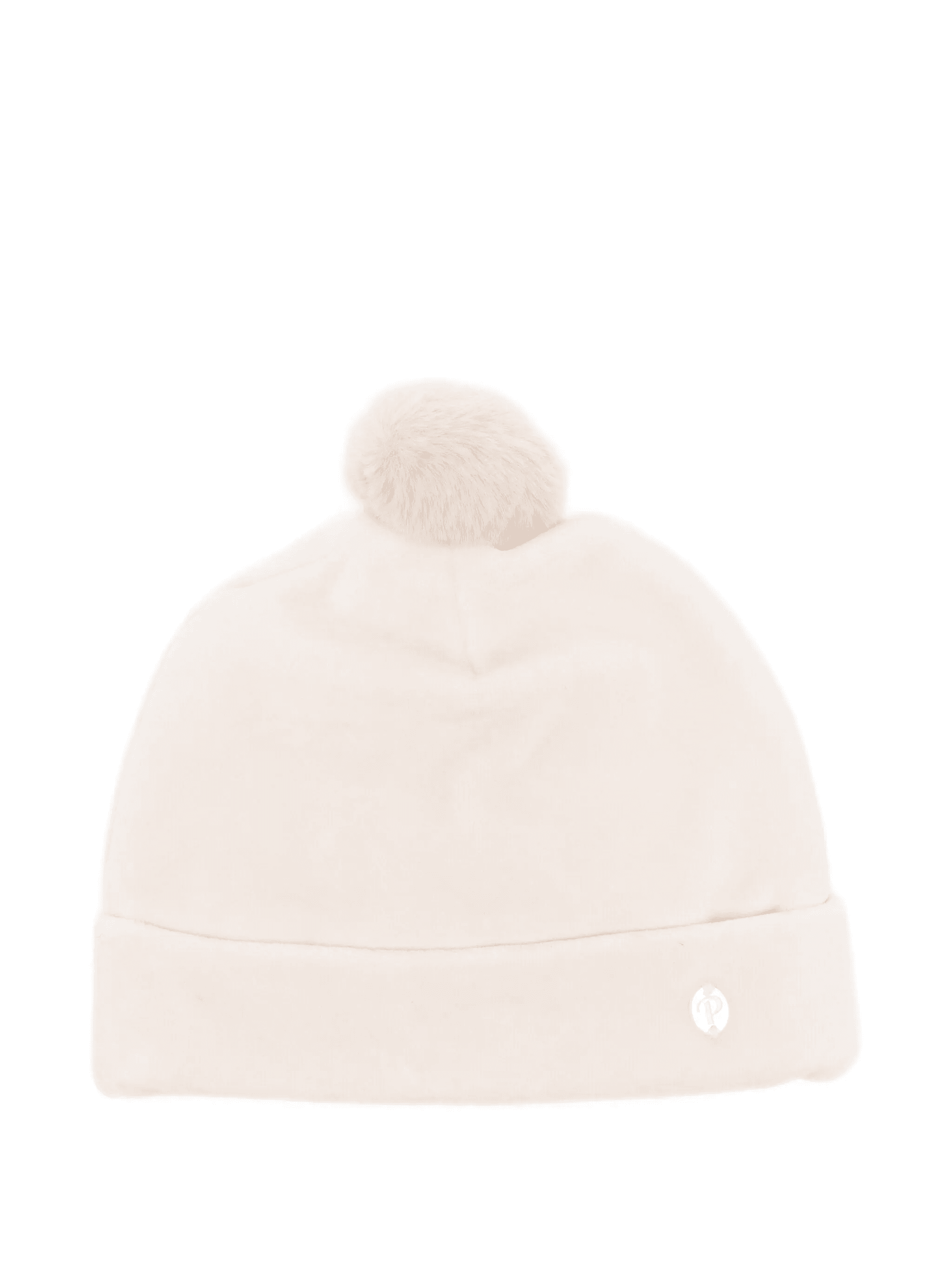 pom-pom logo-plaque hat - Image 1