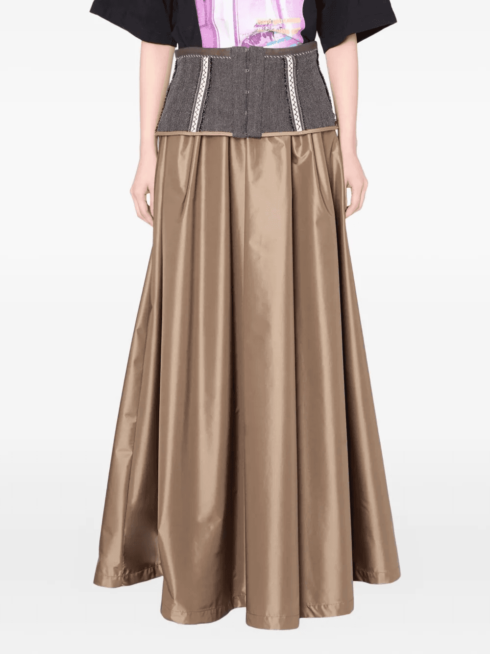 corset-detail maxi skirt - Image 1