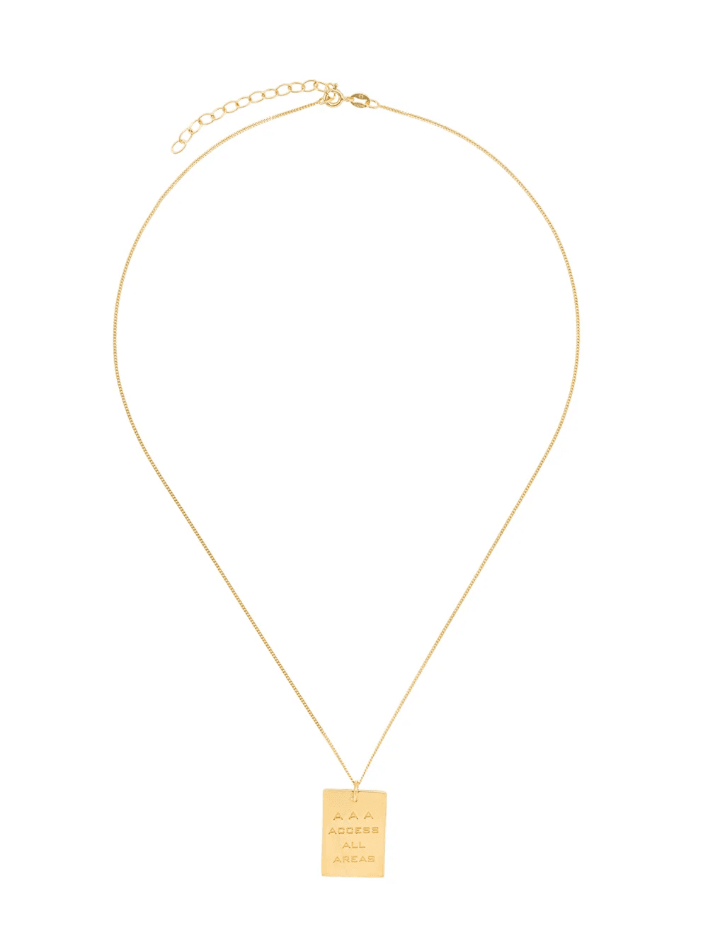 AAA Pass pendant necklace - Image 1