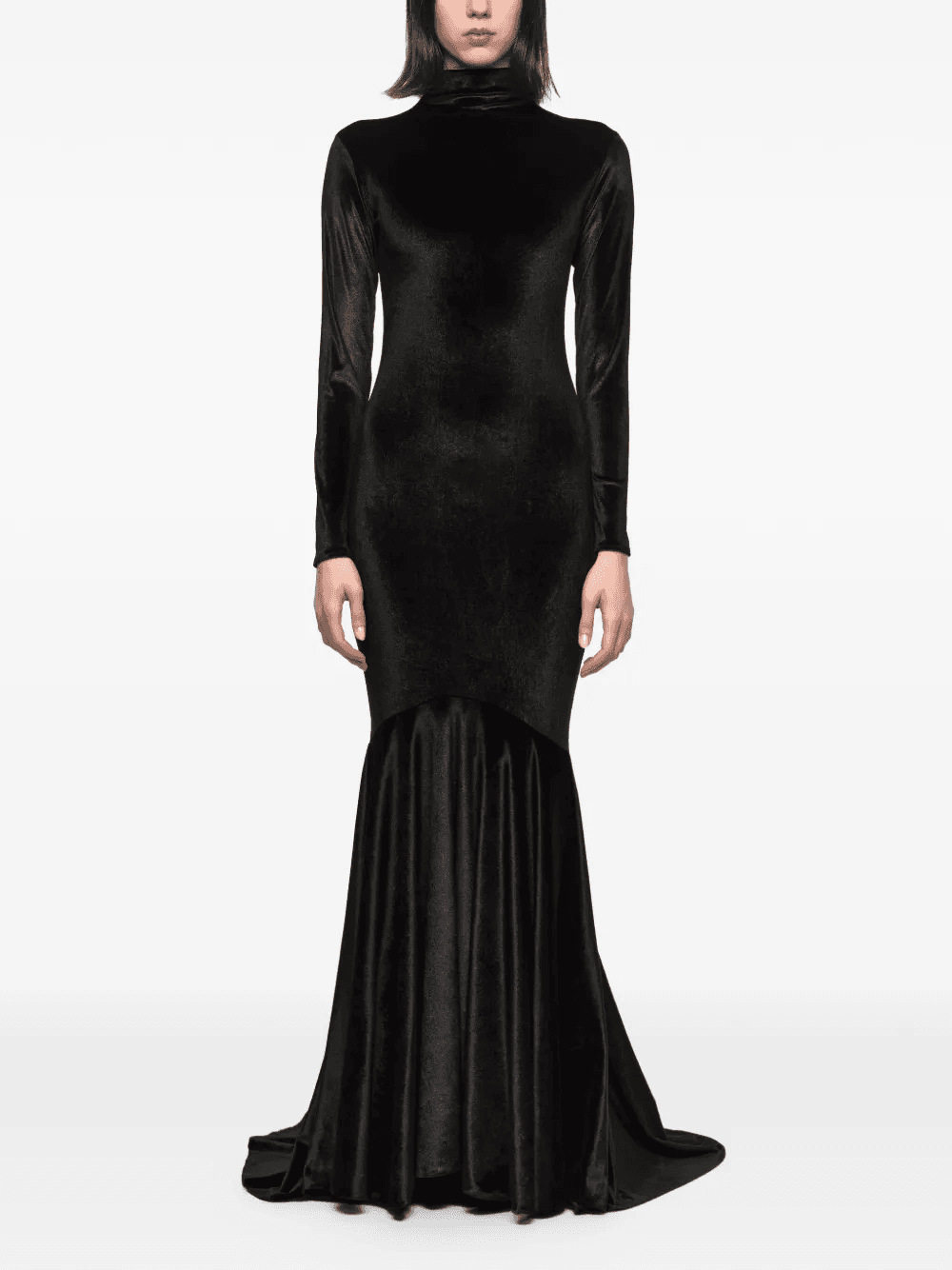 velvet maxi dress - Image 1