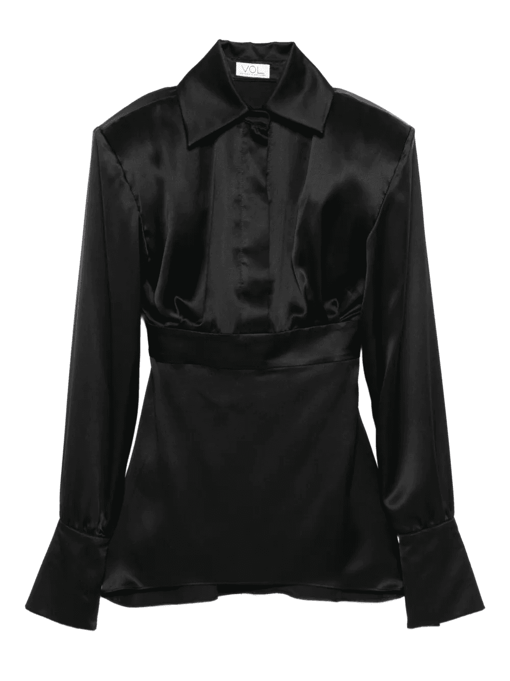 shirt-collar mini dress - Image 1