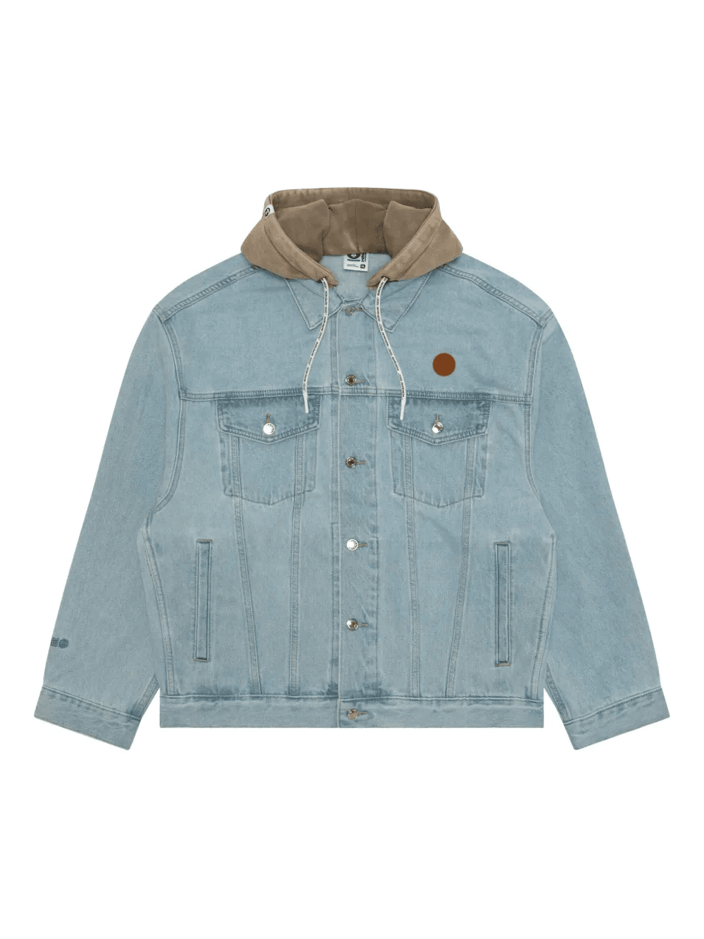 hooded denim jacket