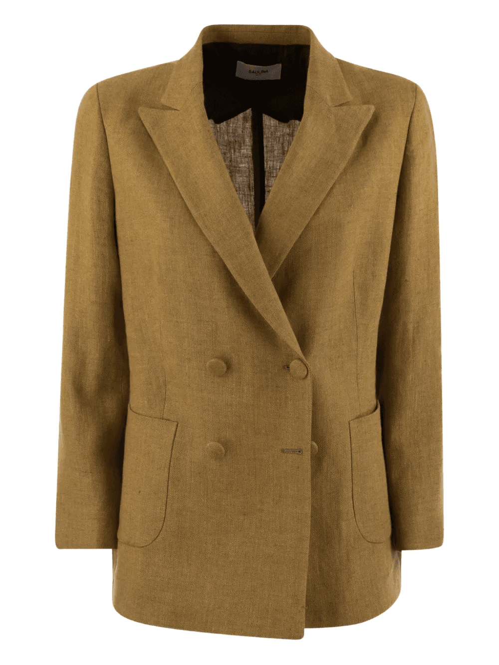 Assunta double-breasted linen blazer - Image 1