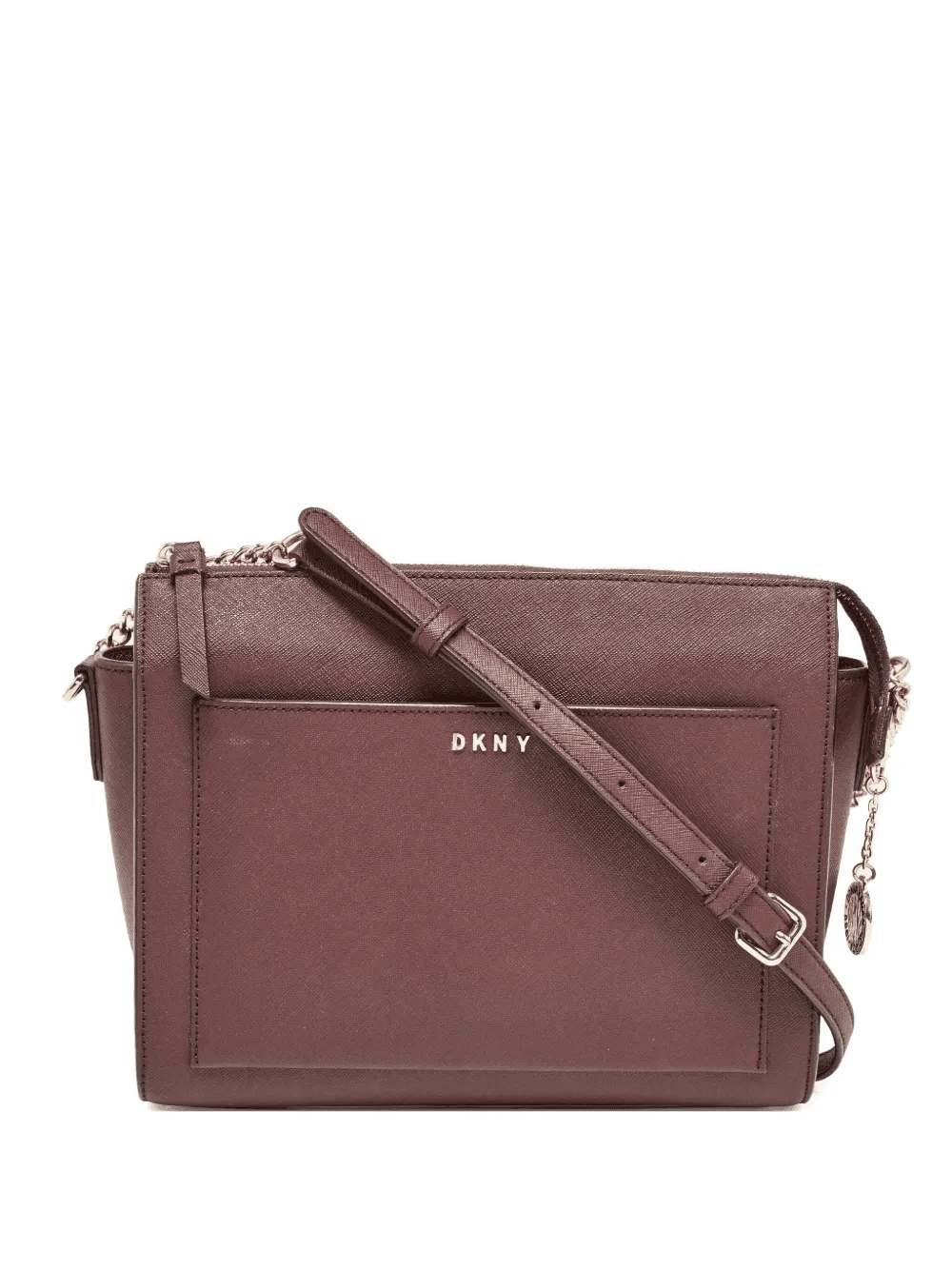 2024 pre-owned structured leather crossbody bag - Image 1