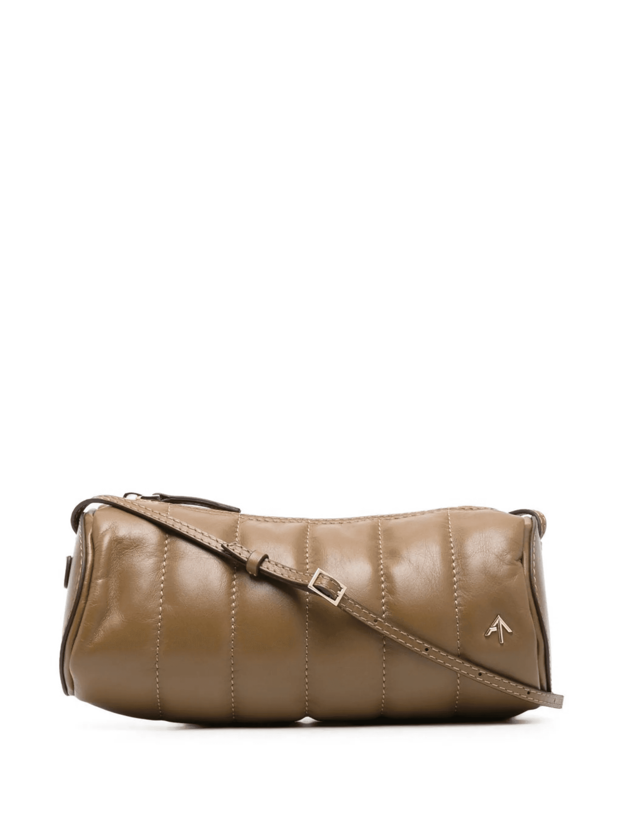 Padded Cylinder leather bag - Image 1