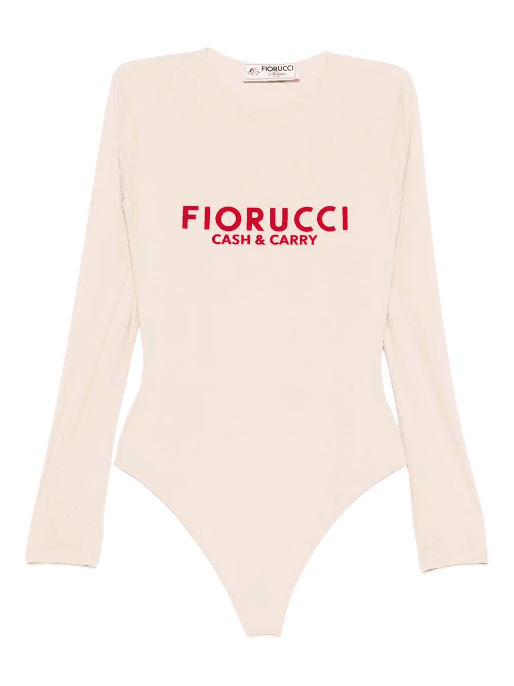logo-print long-sleeve bodysuit - Image 1