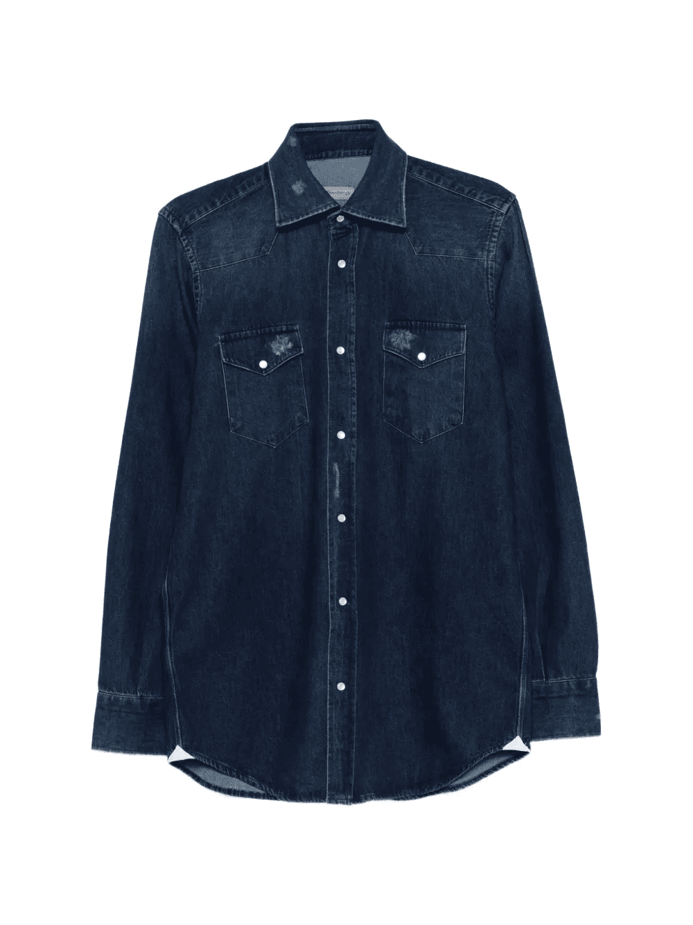 chest-pocket denim shirt - Image 1
