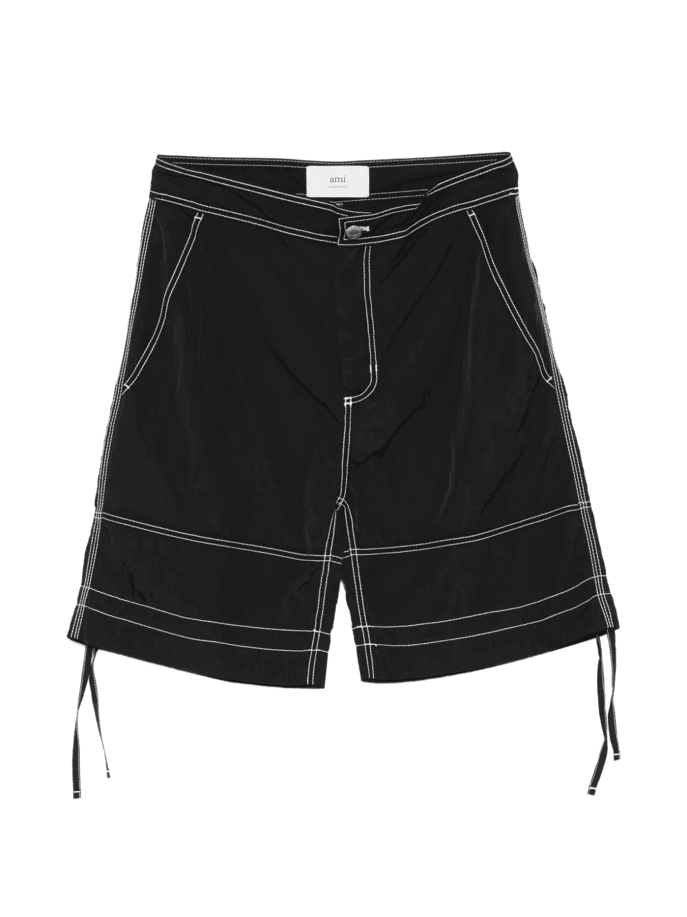 contrast-stitch bermuda shorts - Image 1