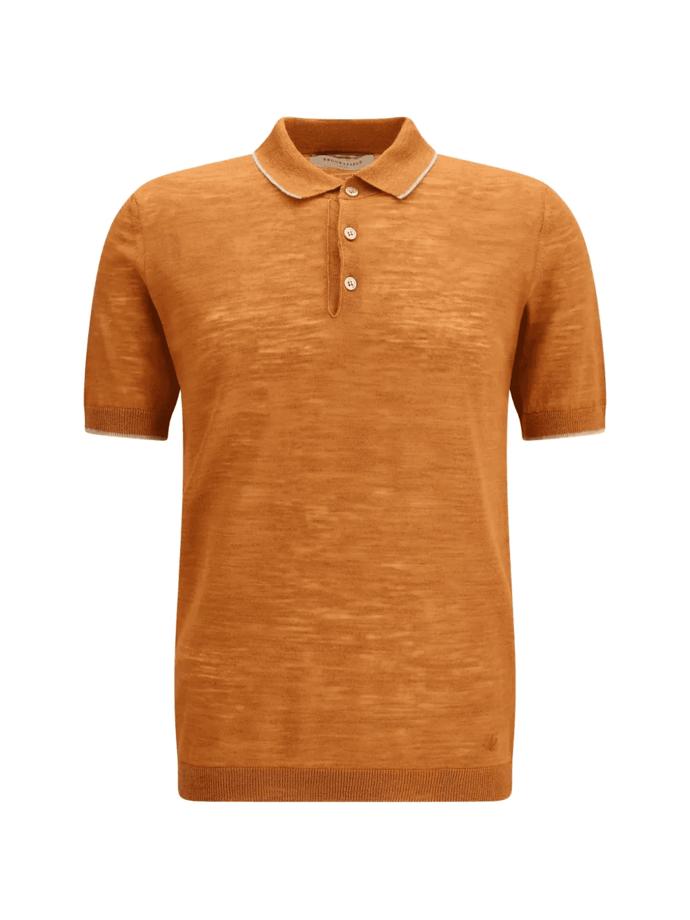 button trim polo shirt - Image 1