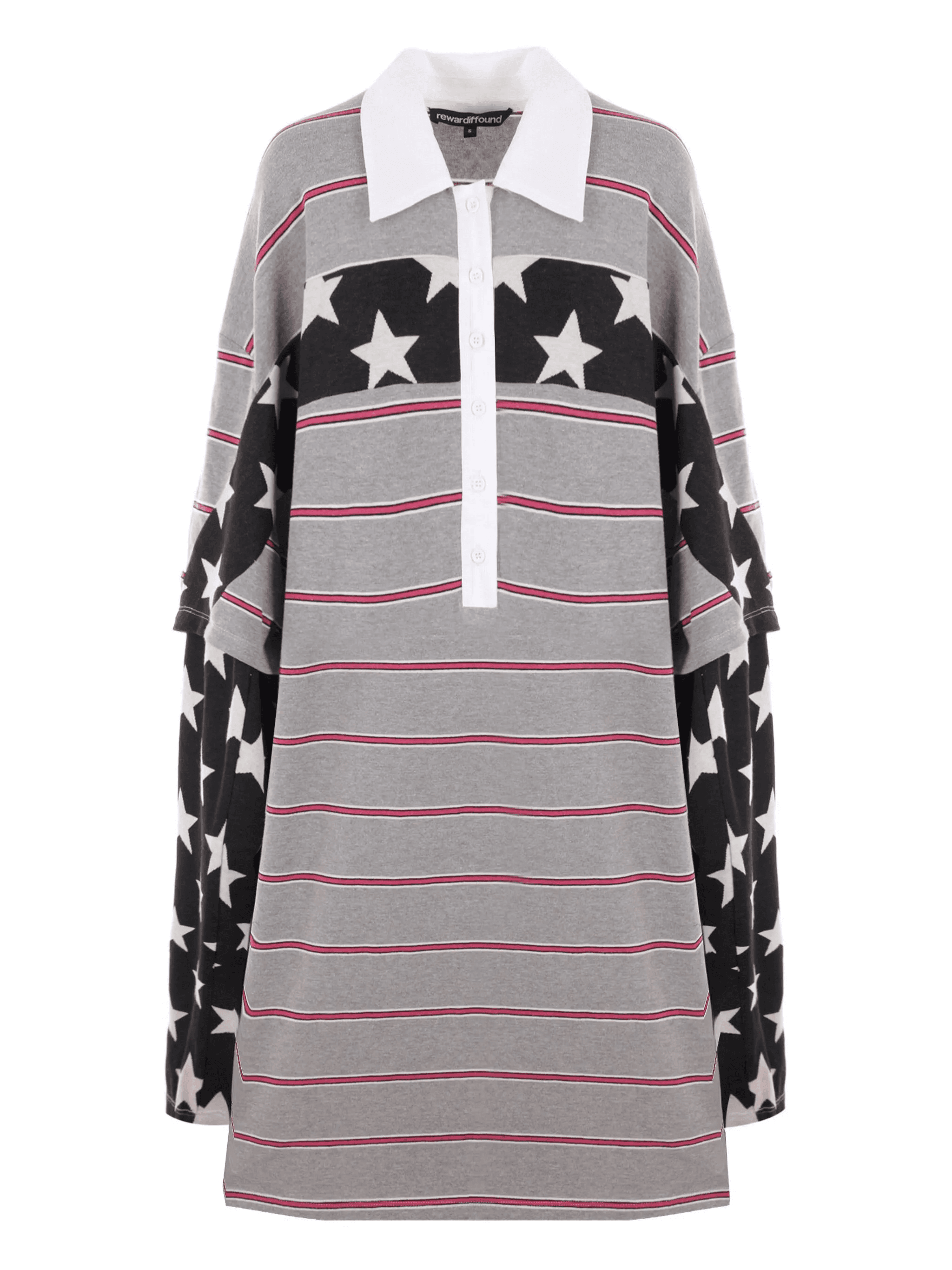 star-striped polo top - Image 1