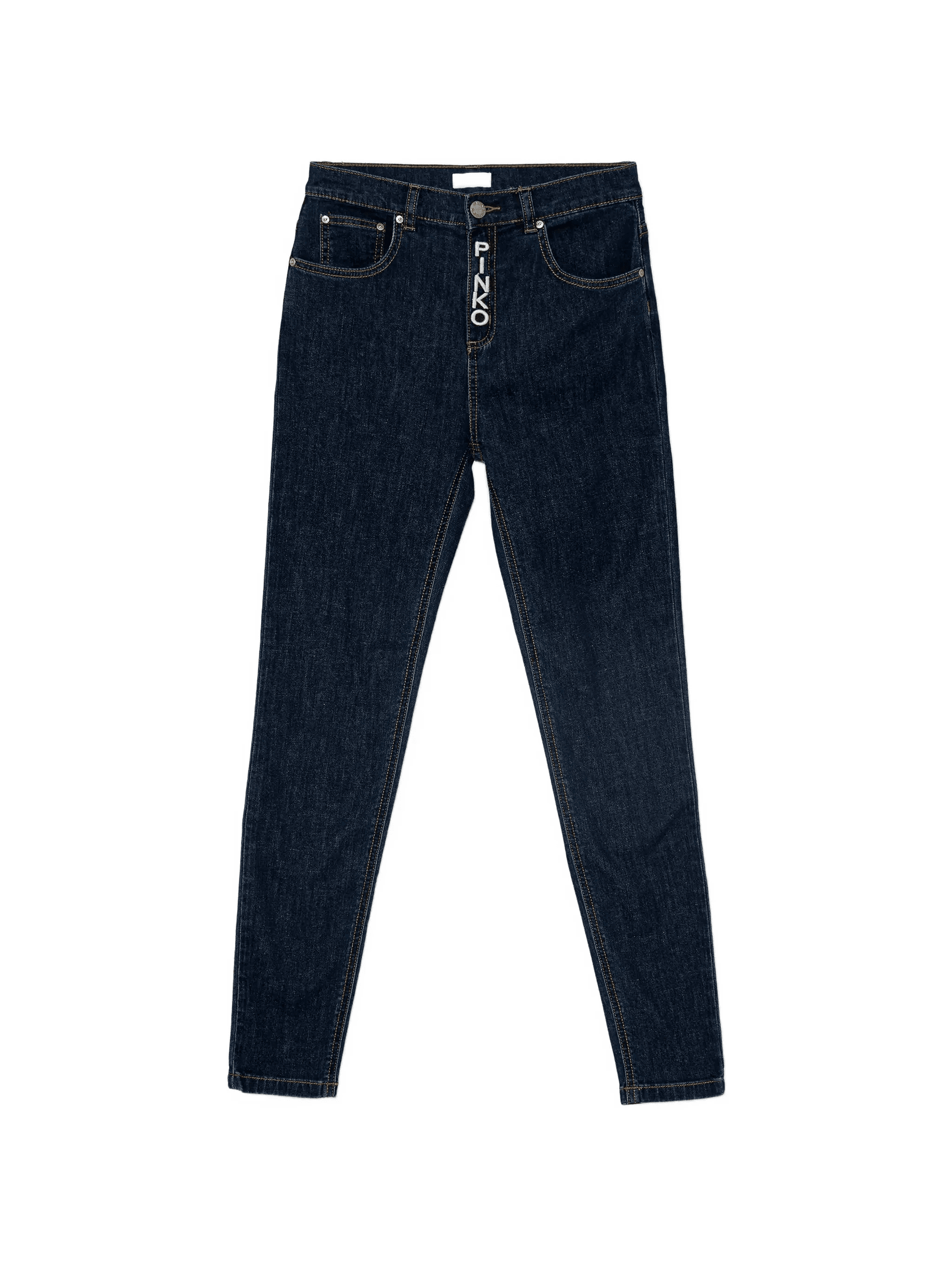 logo-embroidered jeans - Image 1