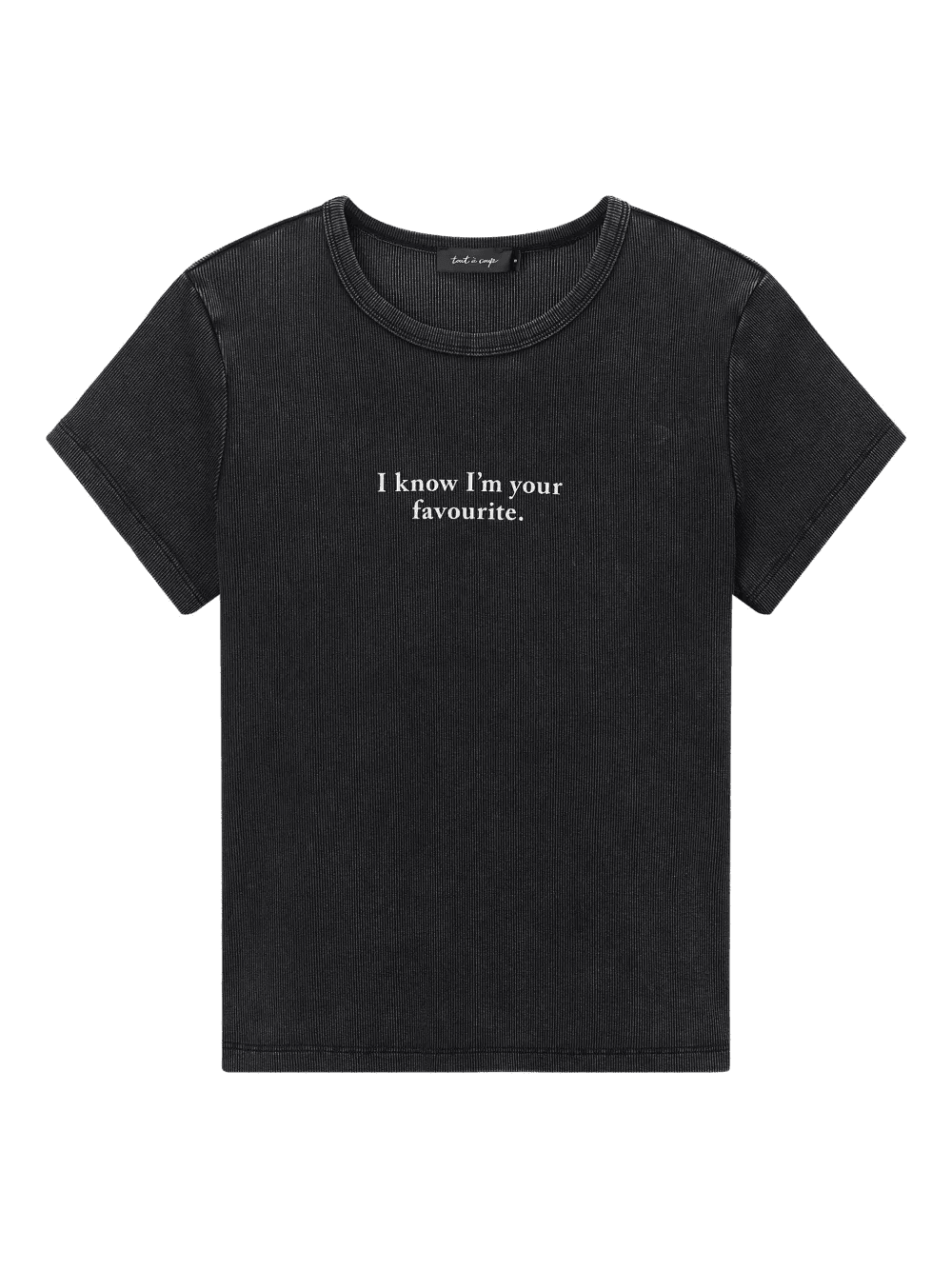 slogan print T-shirt - Image 1