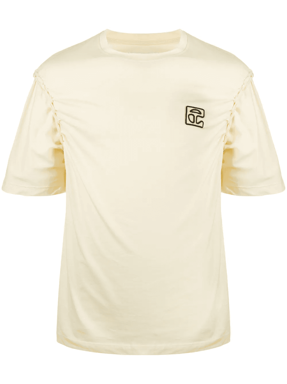 braided-seam T-shirt - Image 1