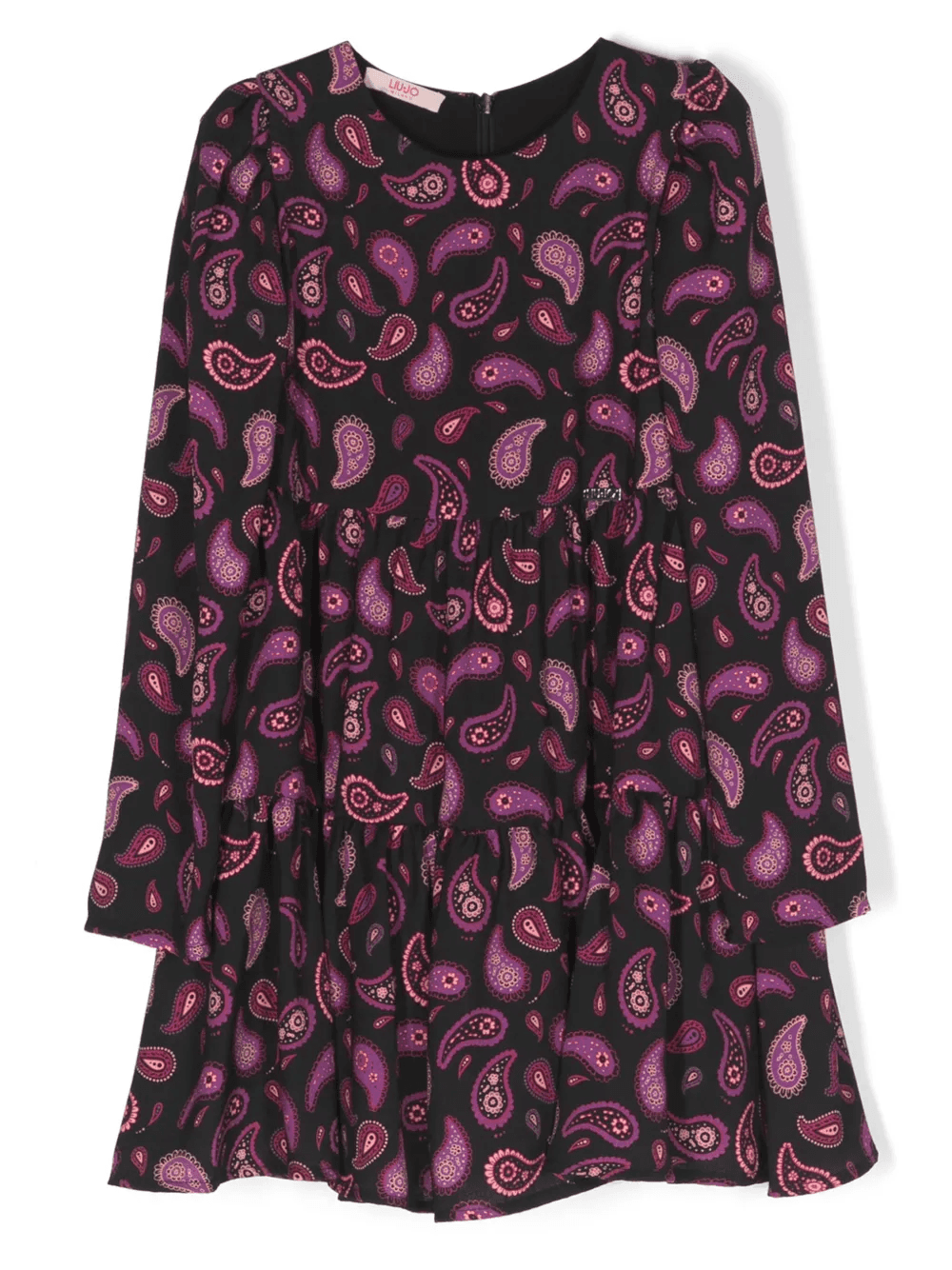paisley-print tiered-skirt dress - Image 1