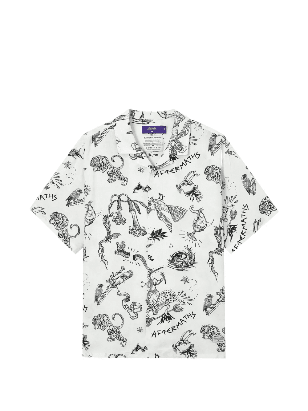 print-detail shirt - Image 1