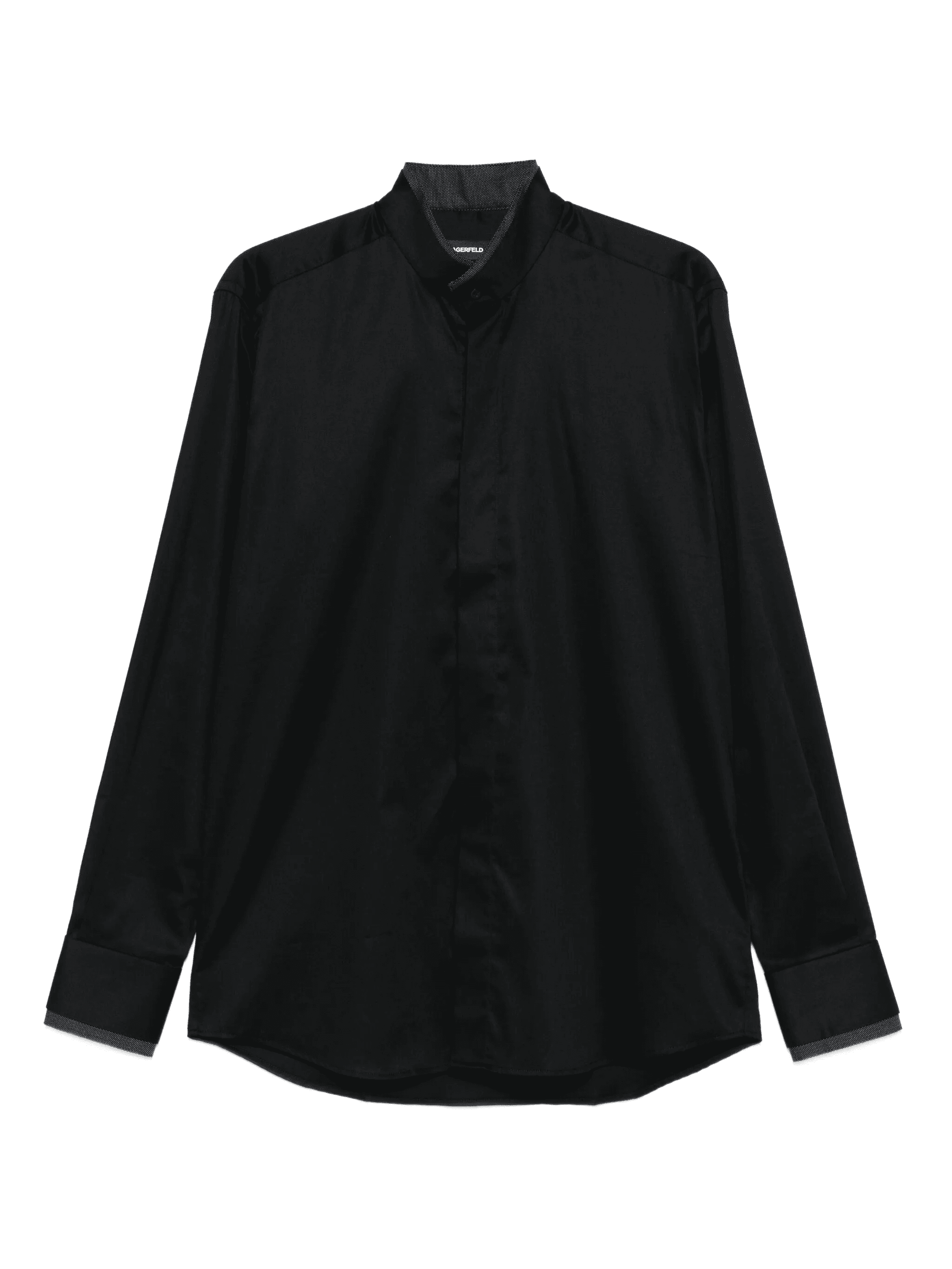 mandarin-collar shirt - Image 1