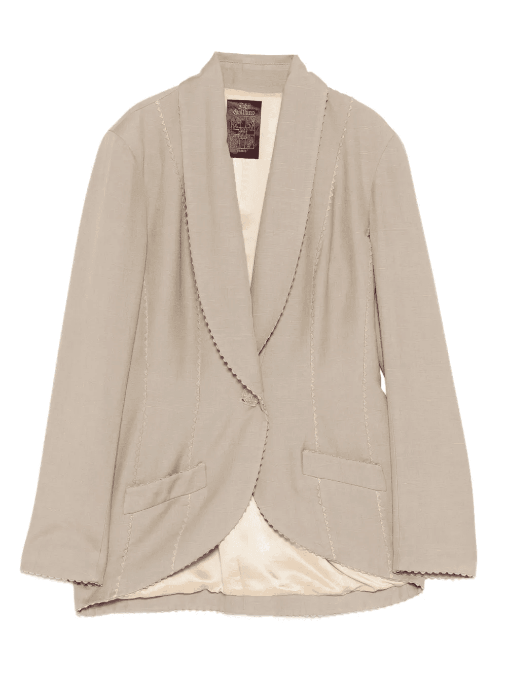 1990s shawl collar blazer - Image 1