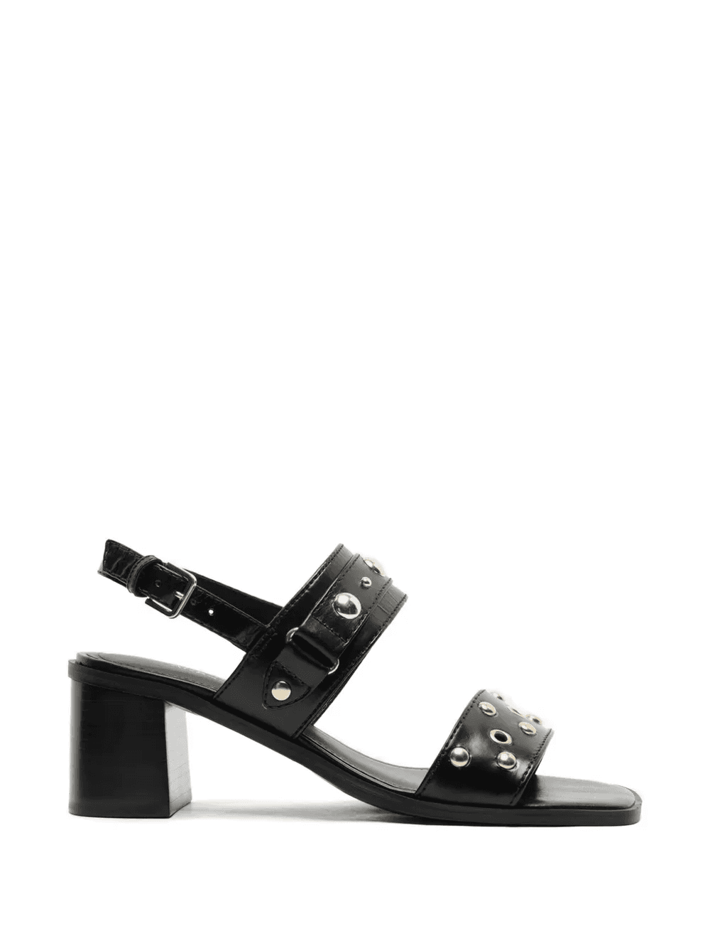 stud-embellished leather sandals - Image 1