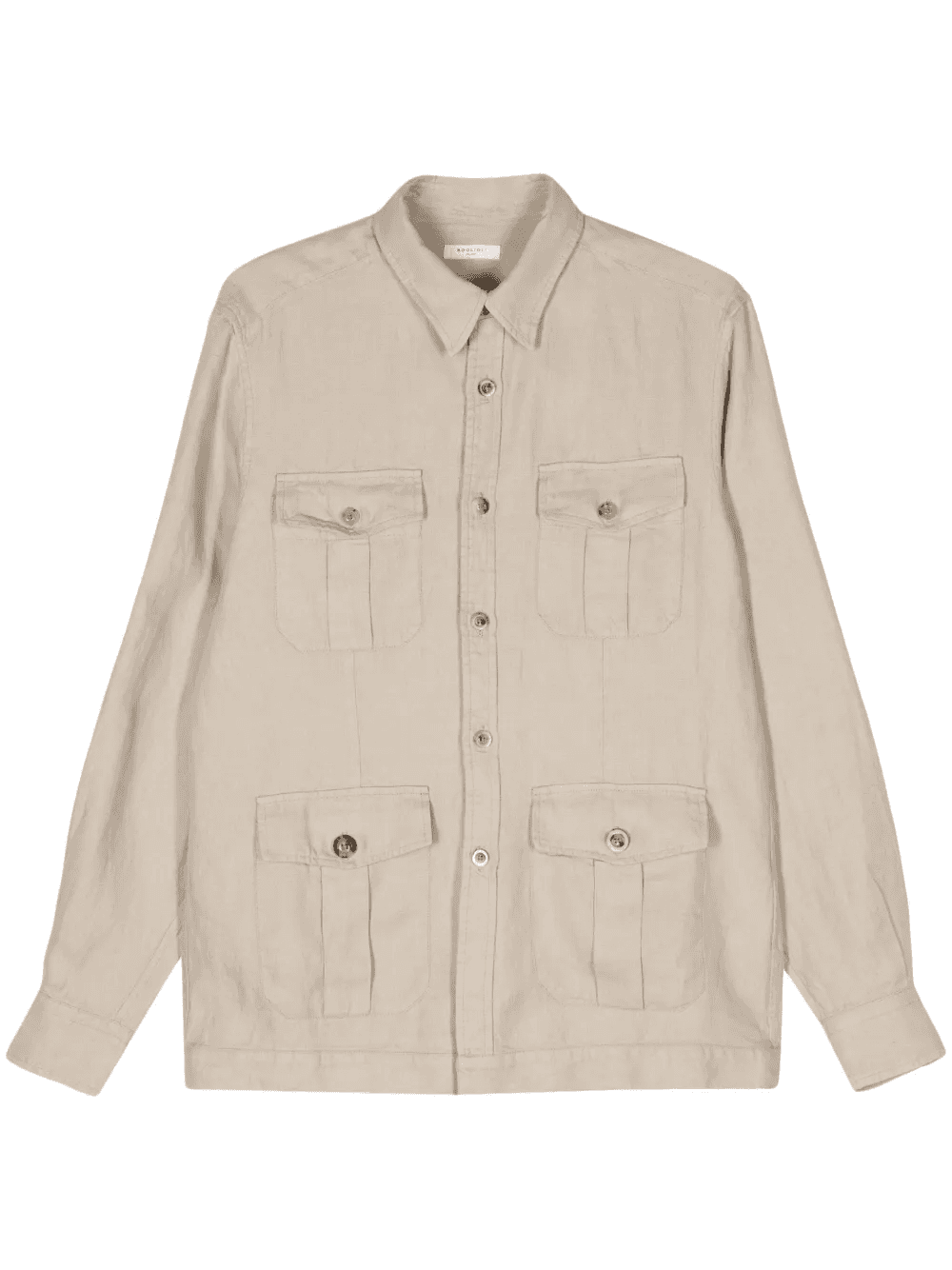 herringbone linen shirt - Image 1
