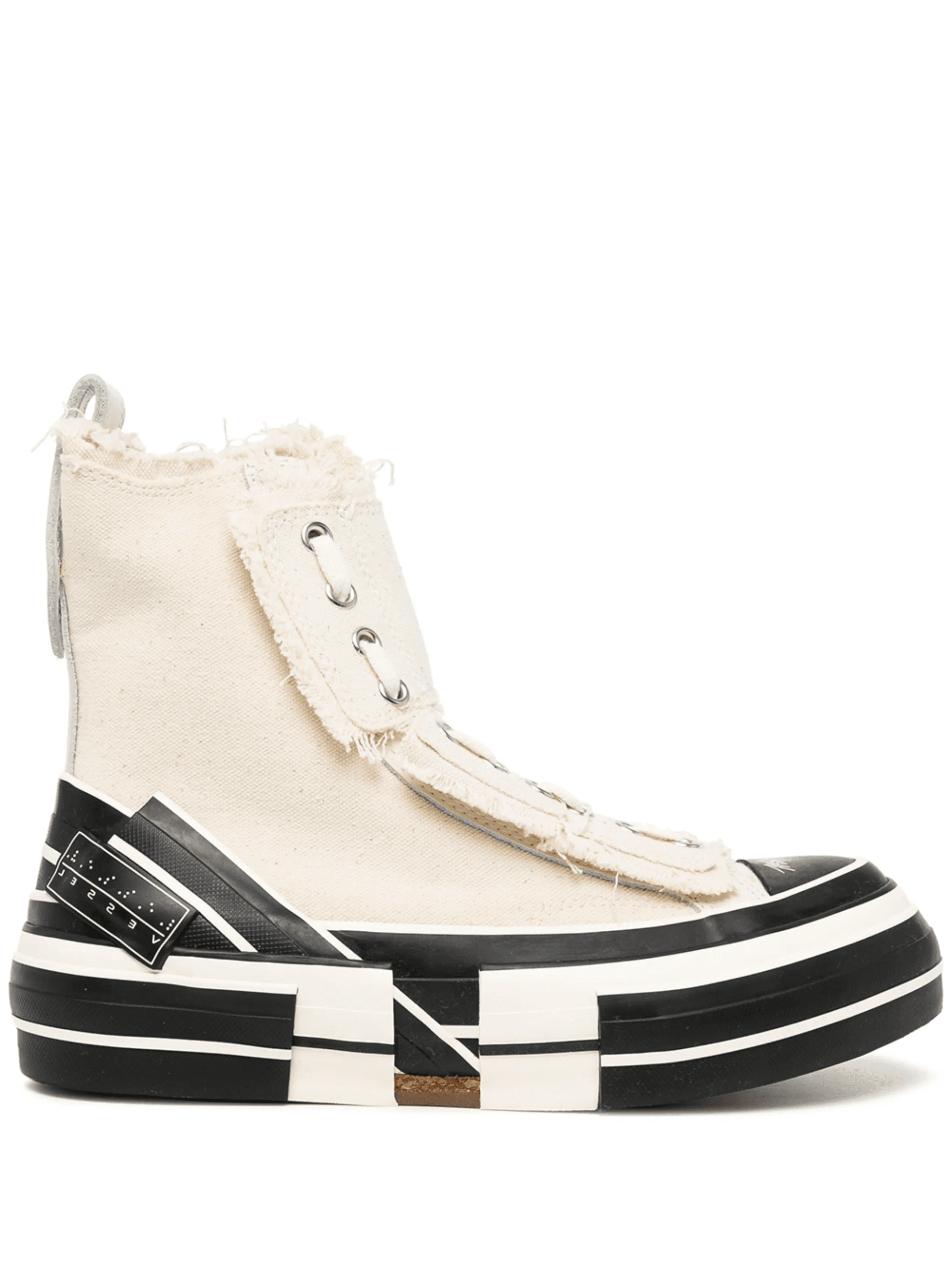 lace-up hi-top sneakers - Image 1