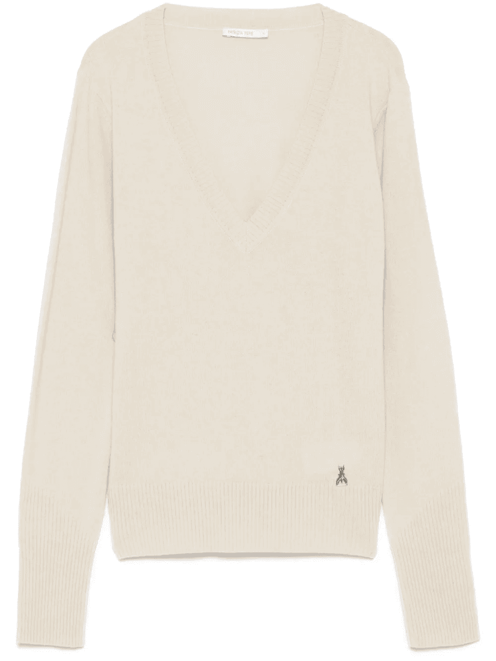 cashmere V-neck sweater - Image 1